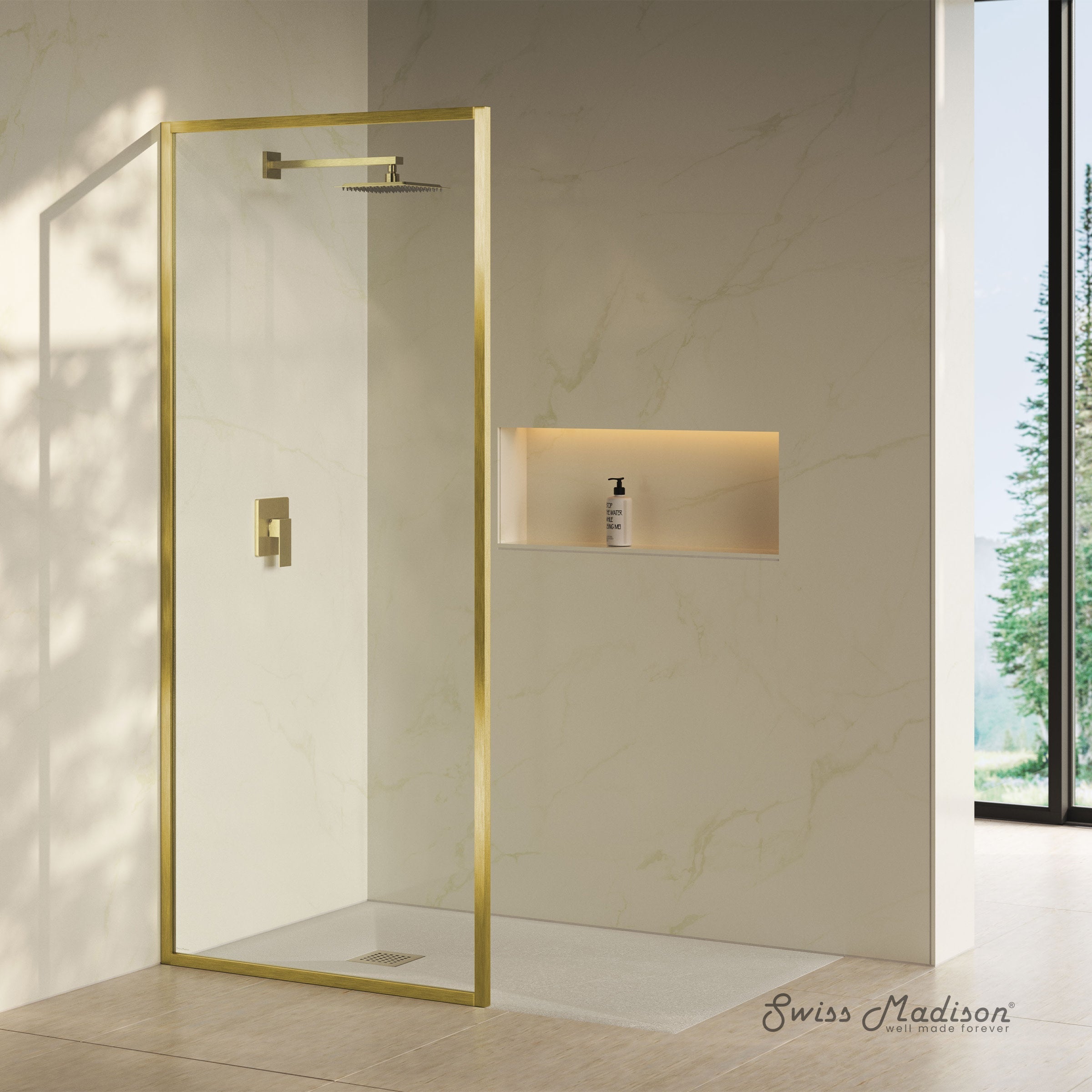 Brushed Gold / Shower Door