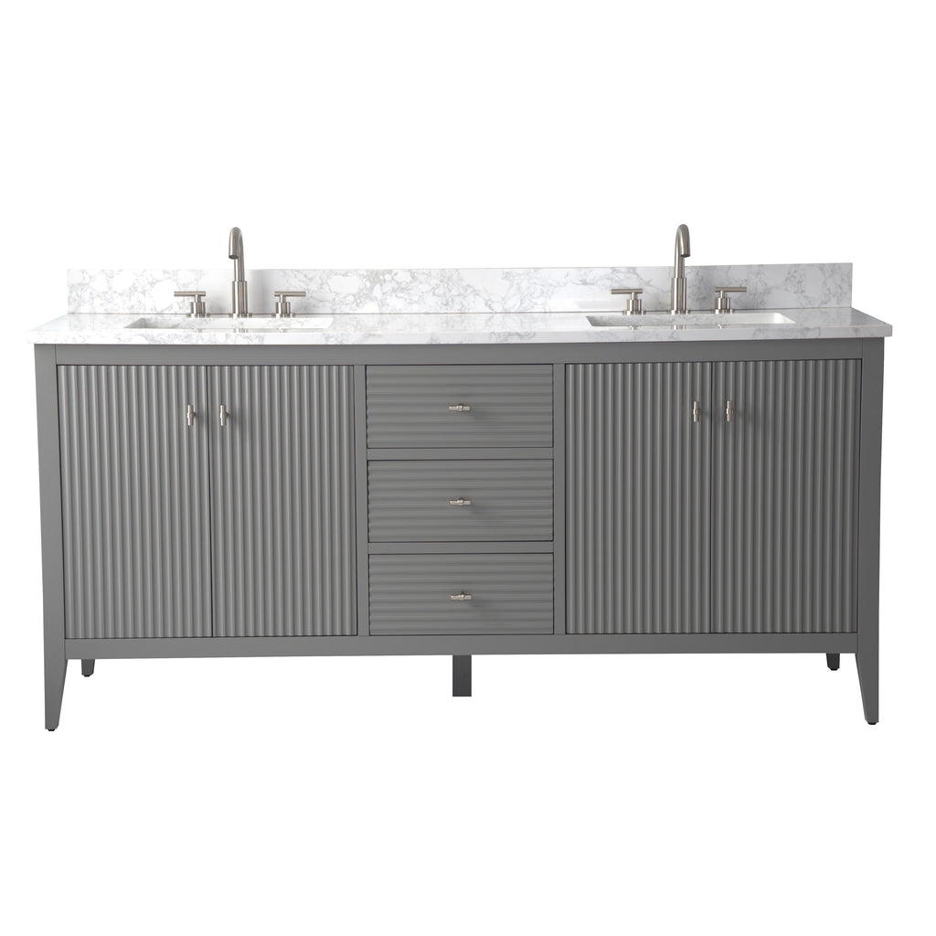 Linear Cashmere Gray / Brushed Nickel