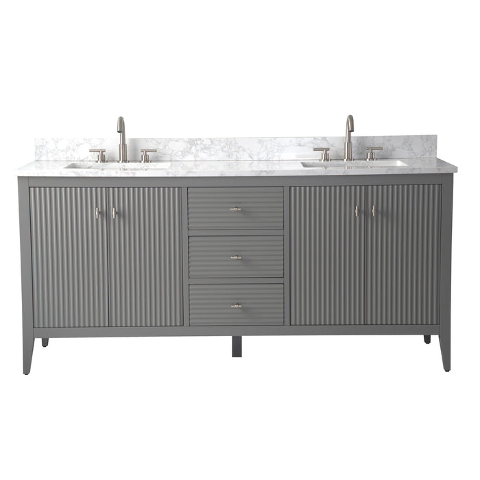 Linear Cashmere Gray / Brushed Nickel