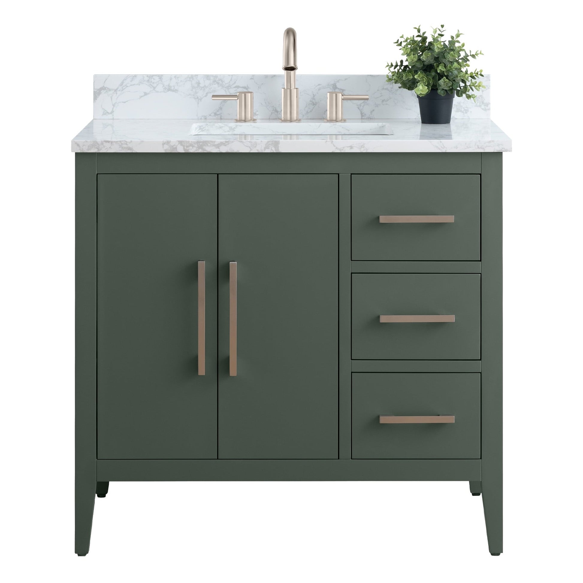 Vintage Green / Brushed Nickel