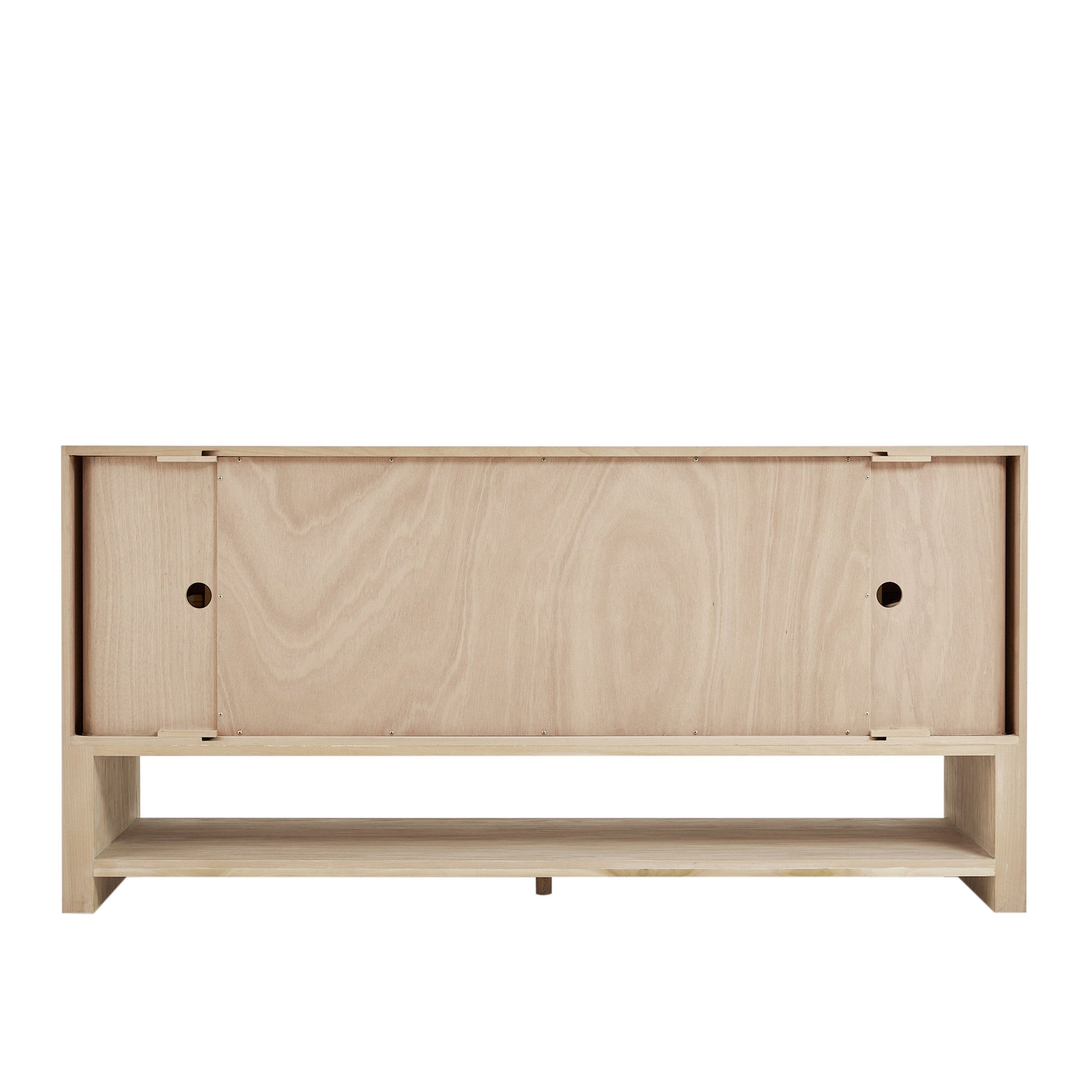 Sunwashed Oak / White Zeus - 3 Faucet Holes