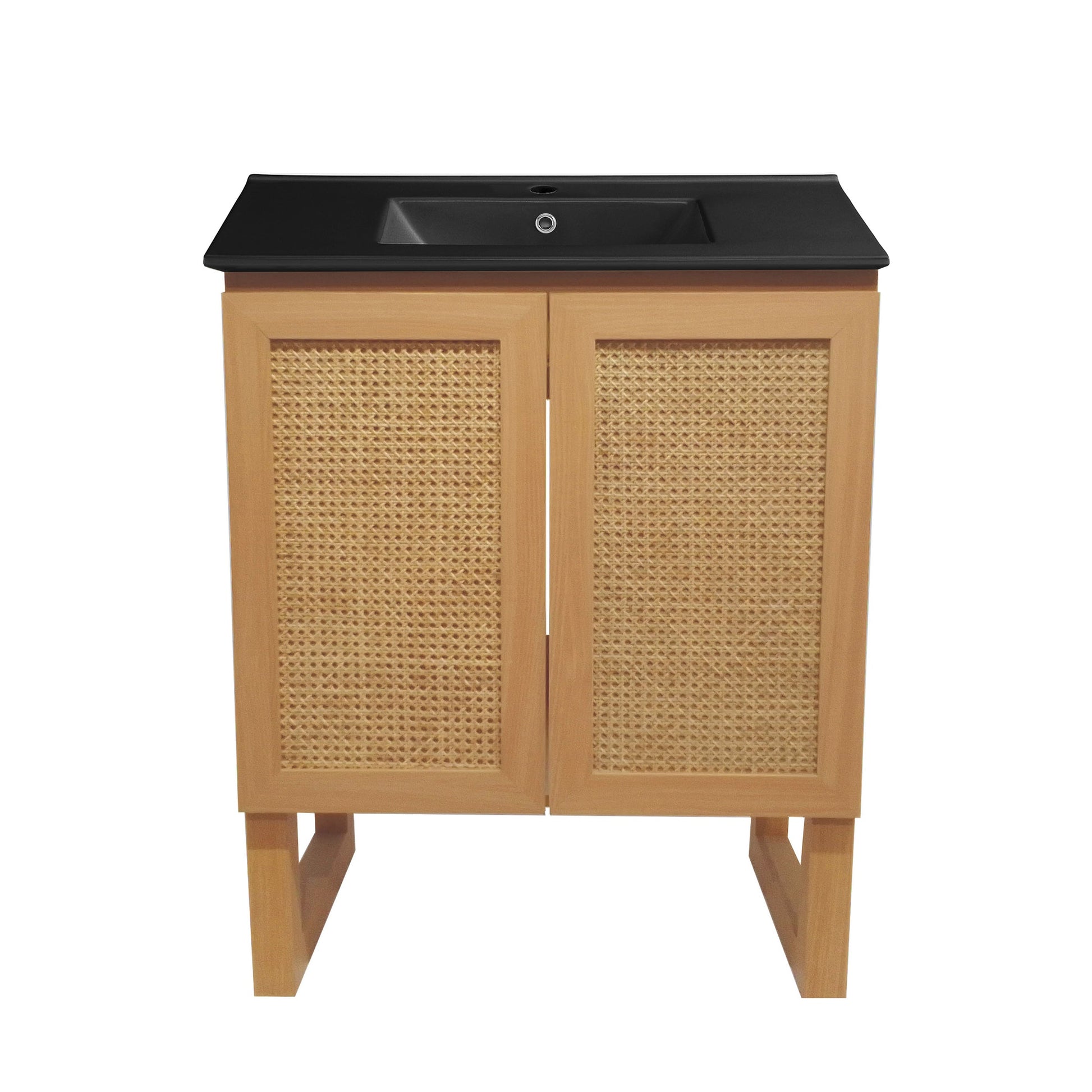 Natural Oak / Matte Black / 1-Hole