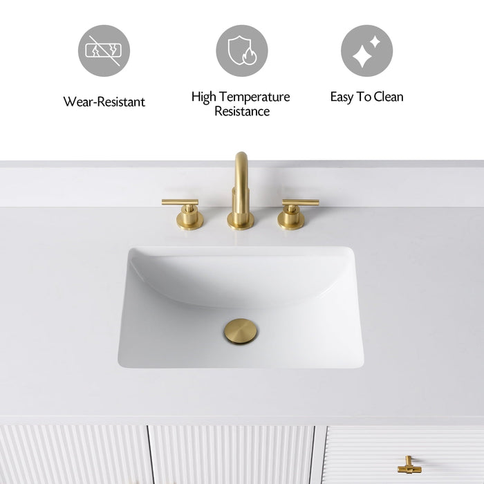Linear White / Brushed Nickel