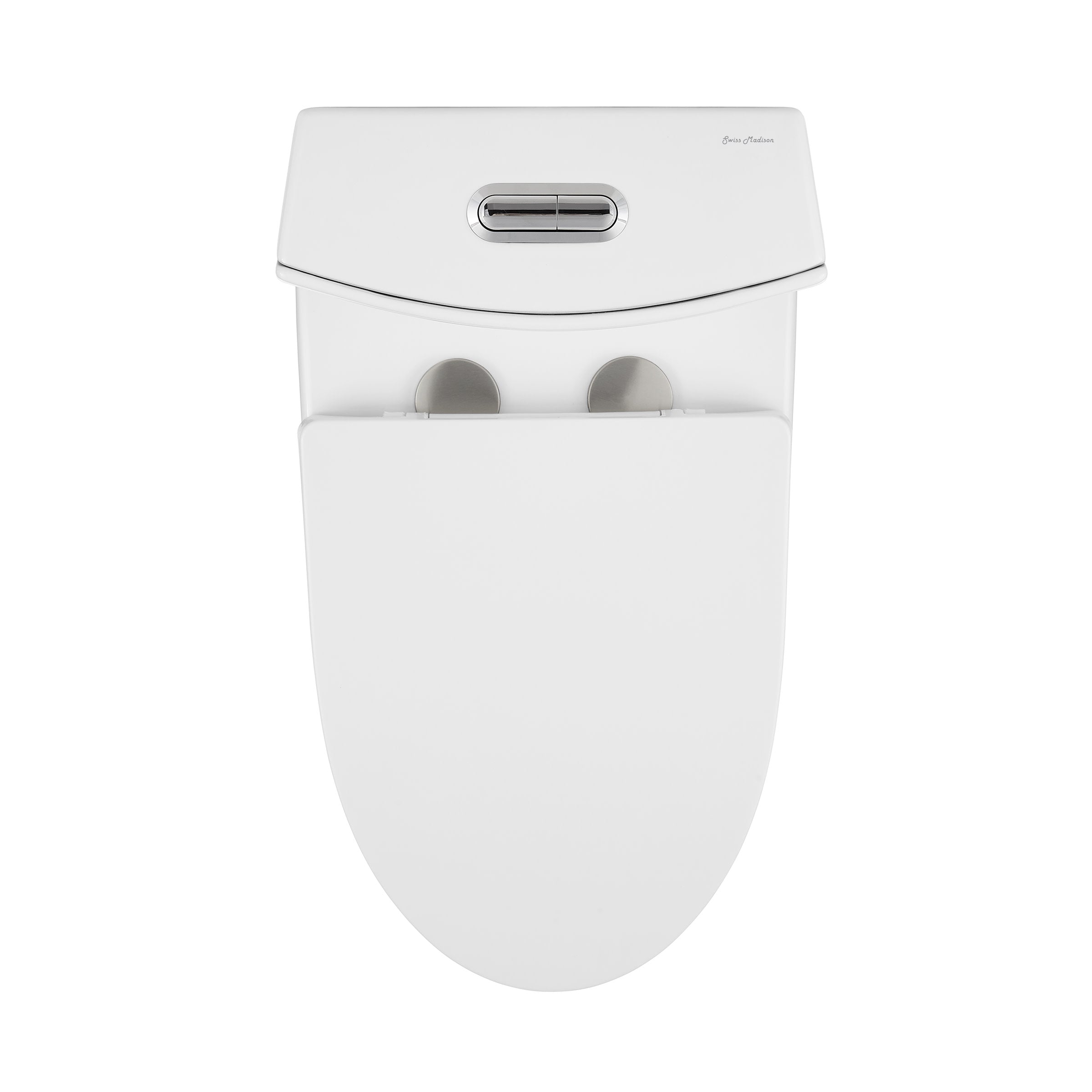 Glossy White / Dual - Top / Chrome