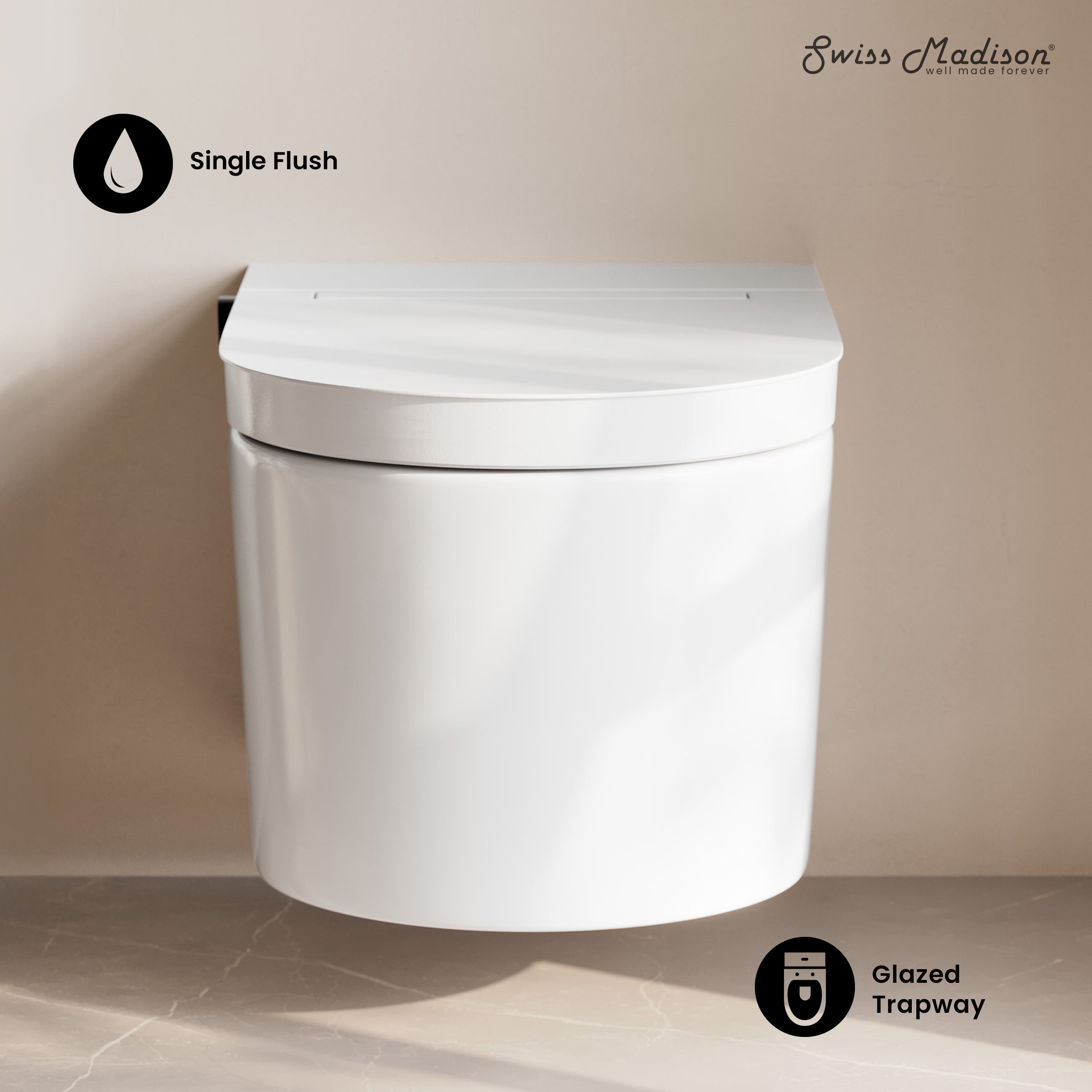 Glossy White / Manual Bidet