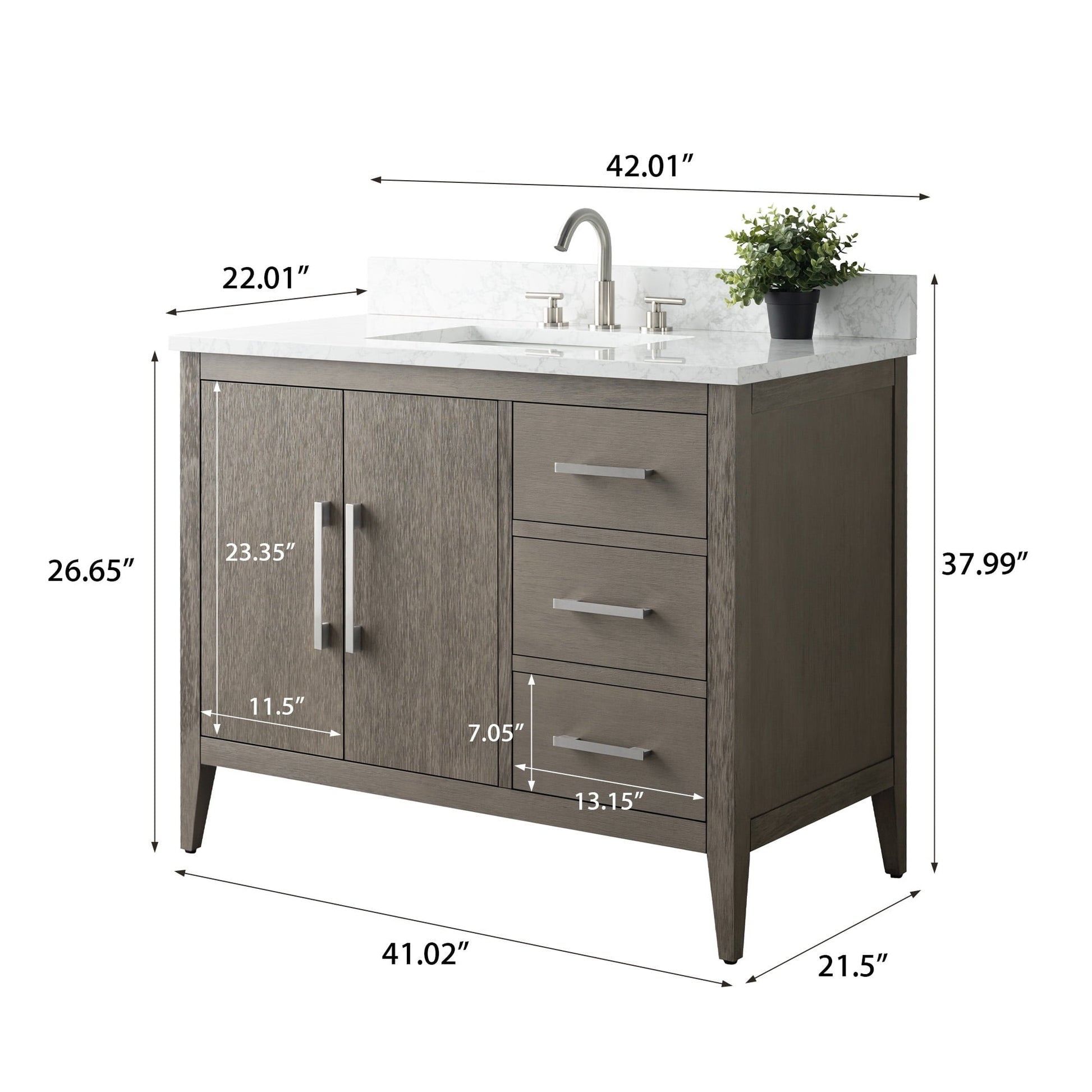 Driftwood Gray / Brushed Nickel