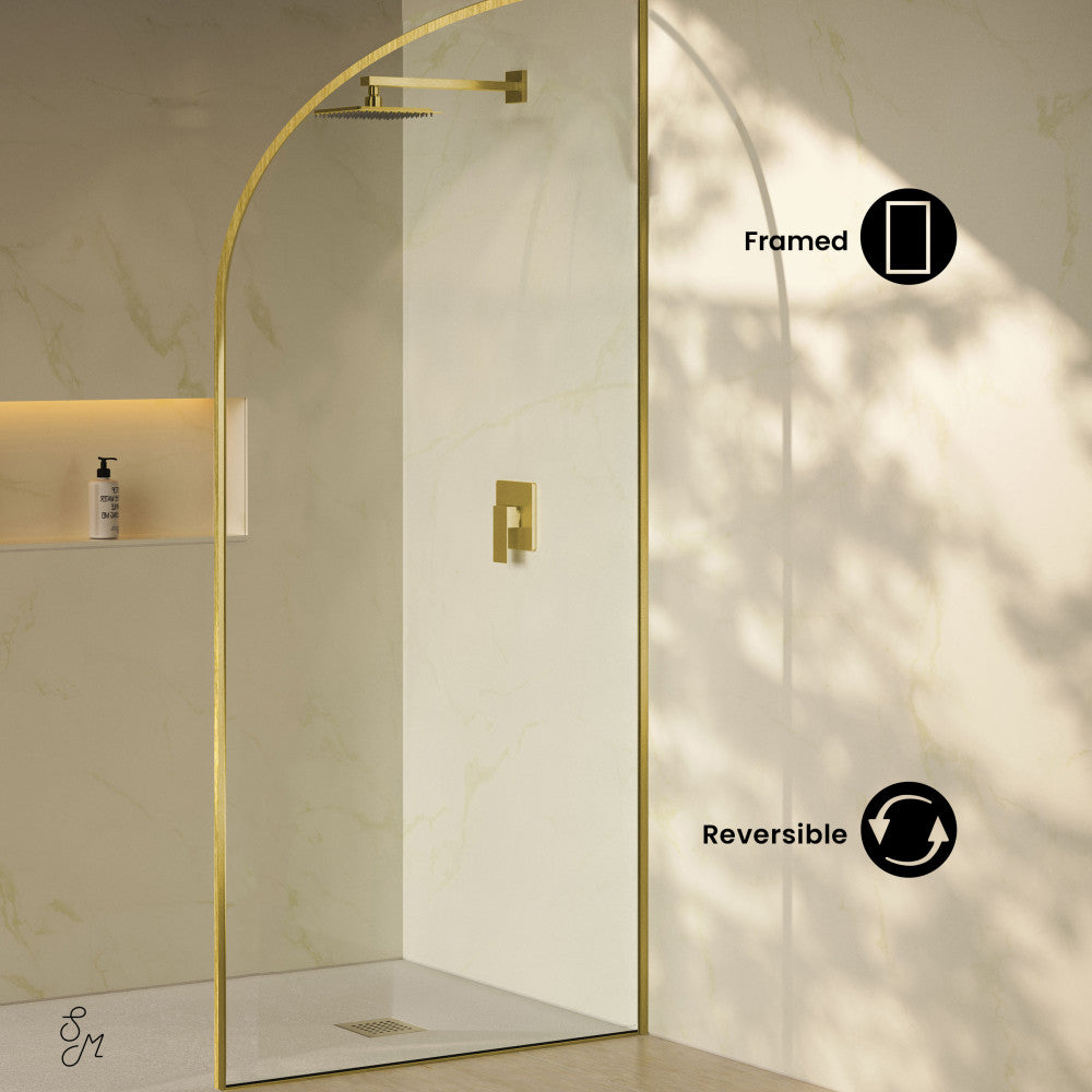 Brushed Gold / Shower Door