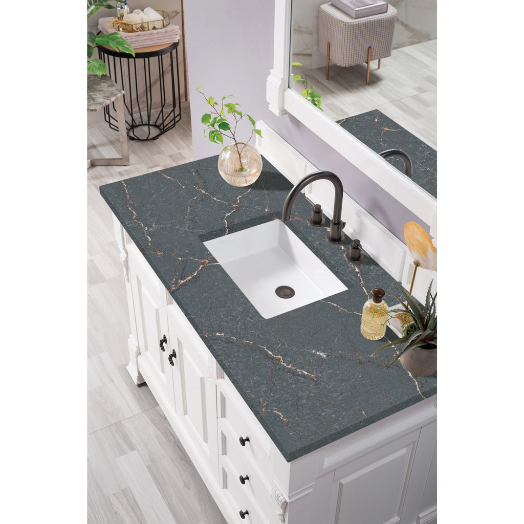 Bright White / Parisien Bleu - 3 Faucet Holes