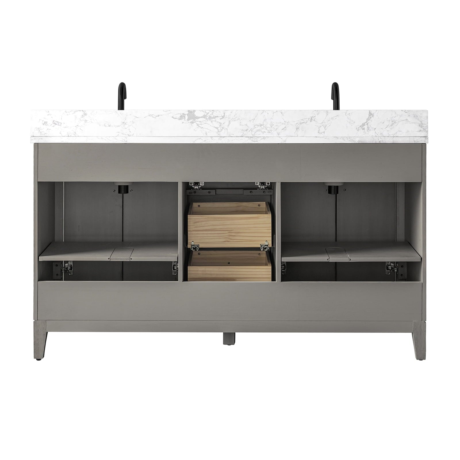 Linear Driftwood Gray / Matte Black