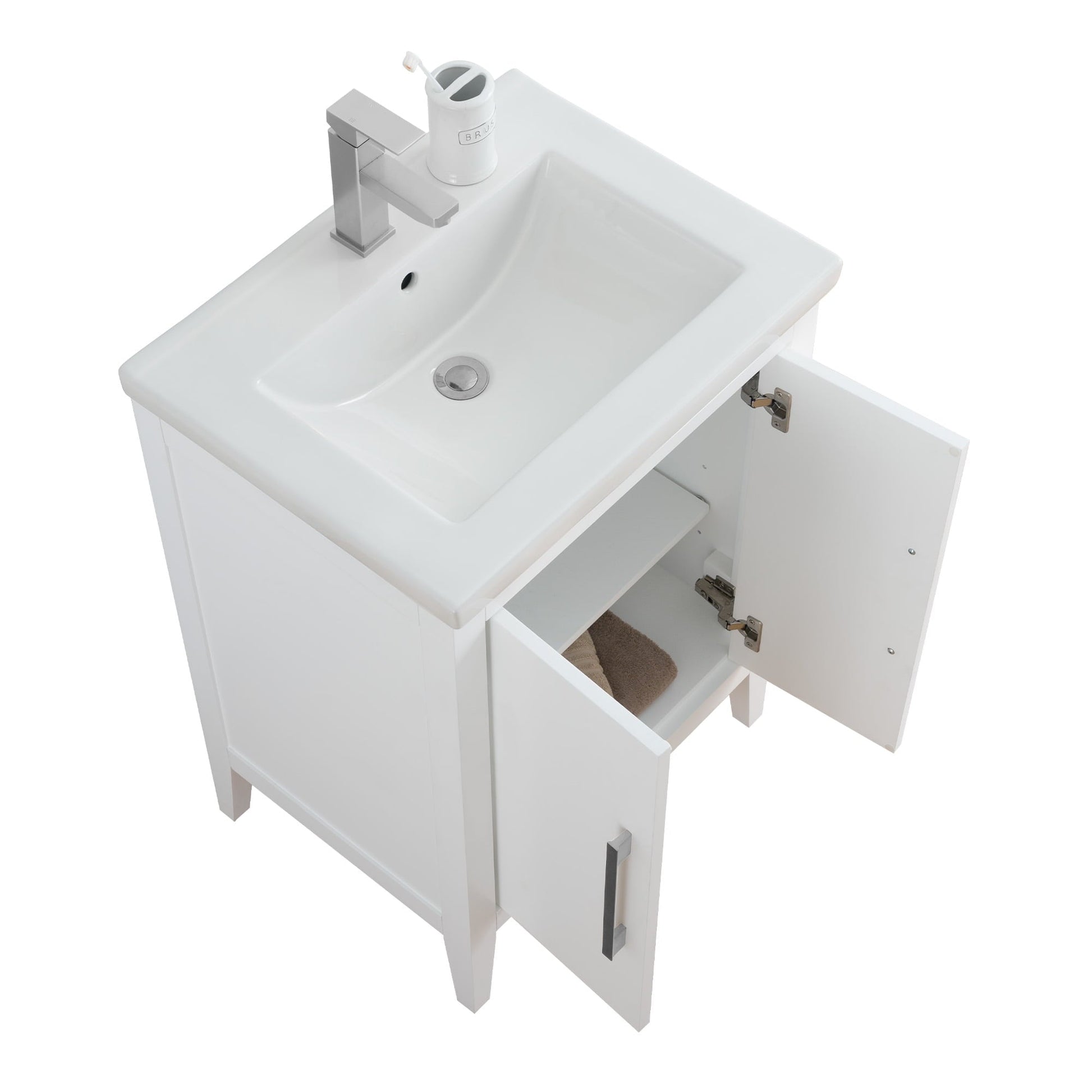White / Brushed Nickel