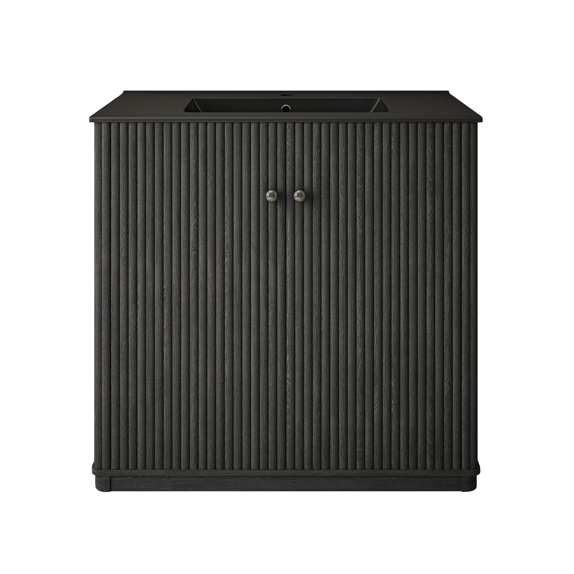 Black Oak / Black / 1-Hole