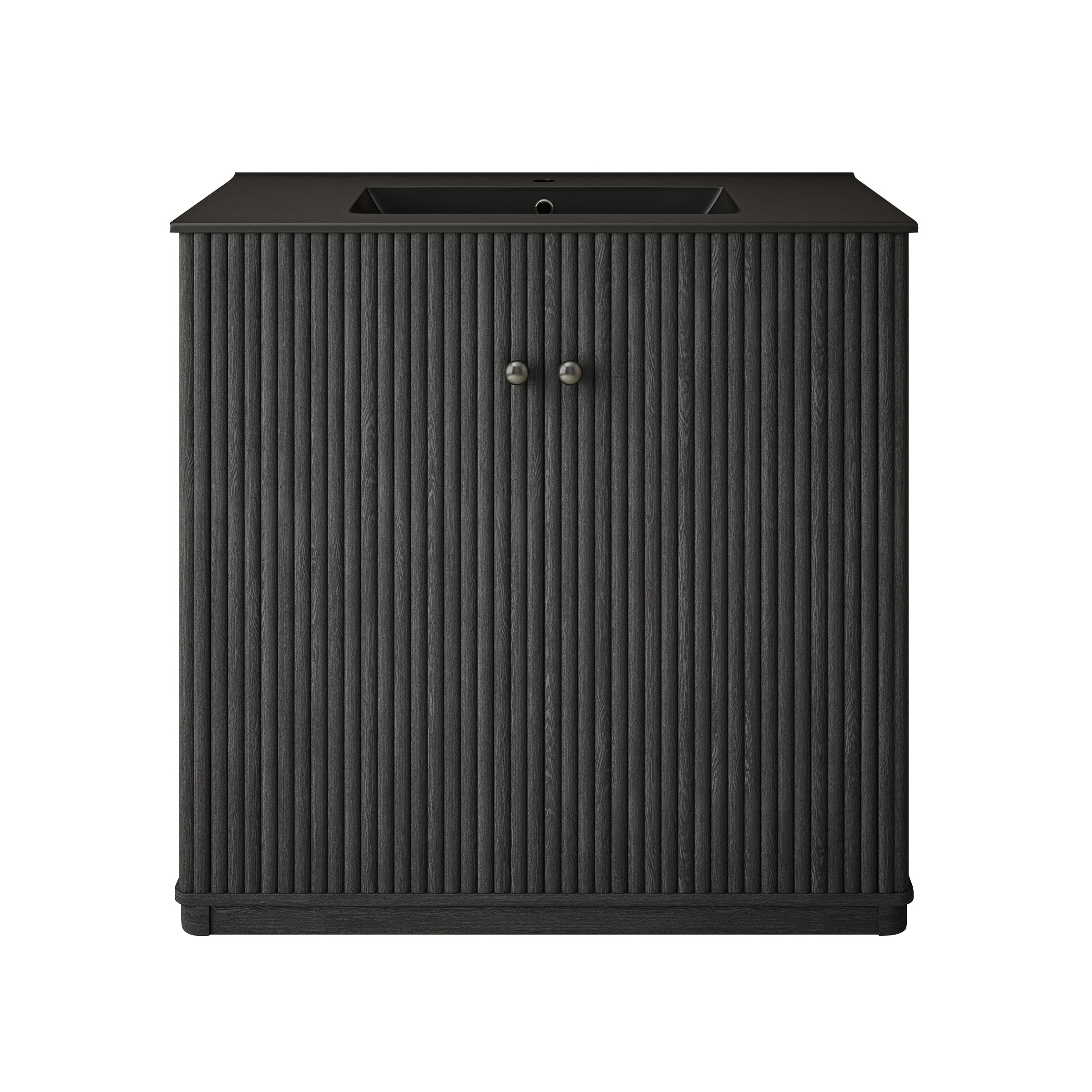 Black Oak / Black / 1-Hole