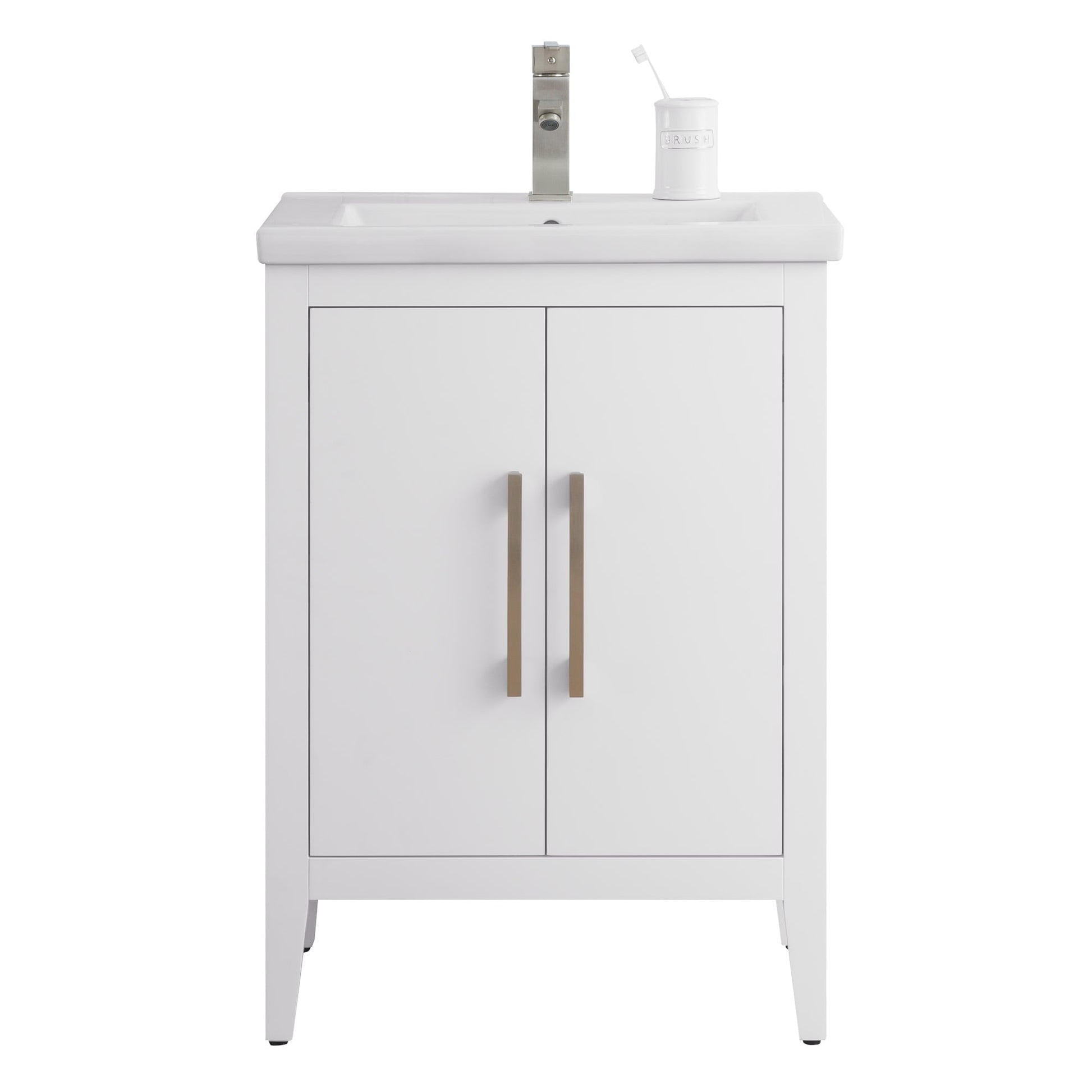 White / Brushed Nickel