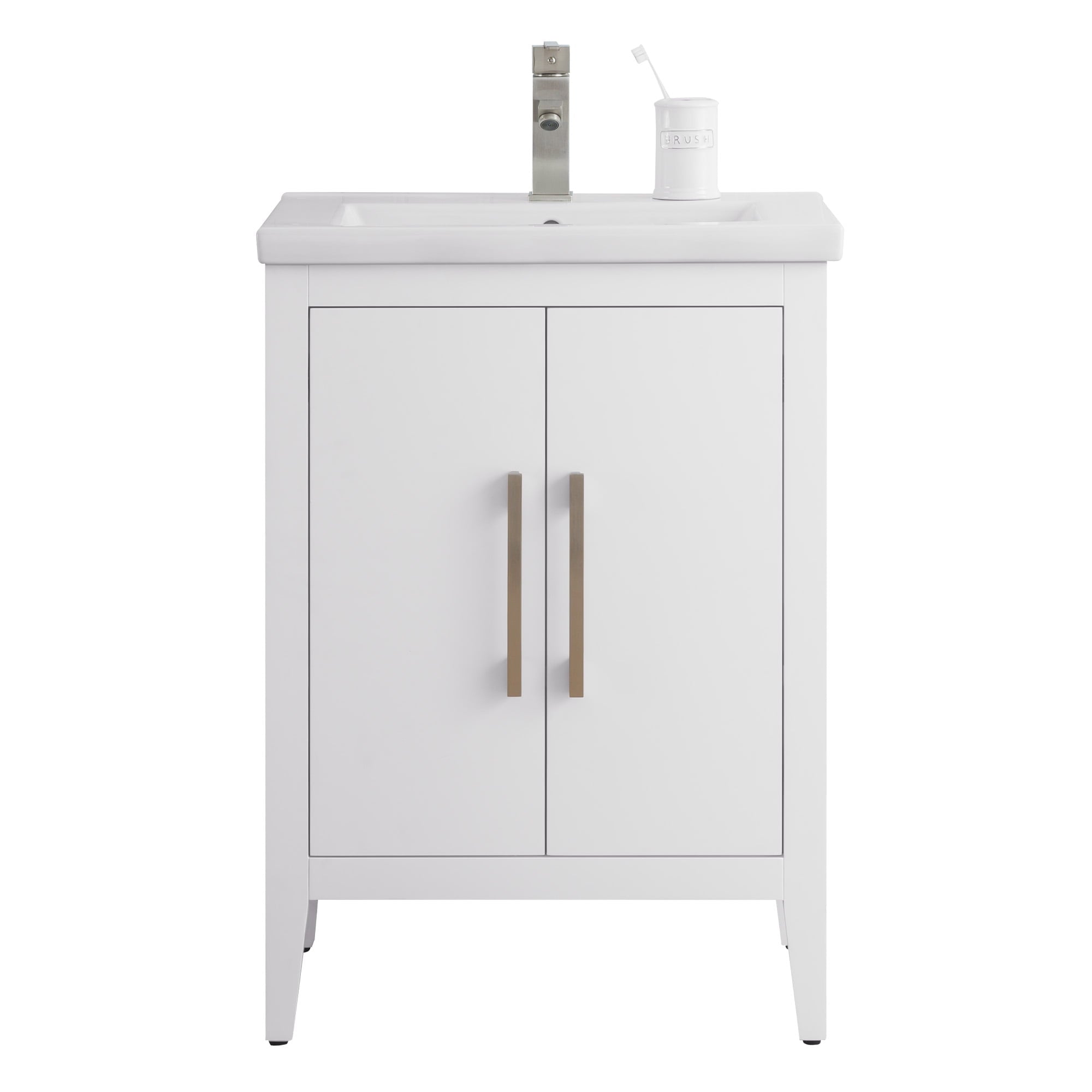 White / Brushed Nickel
