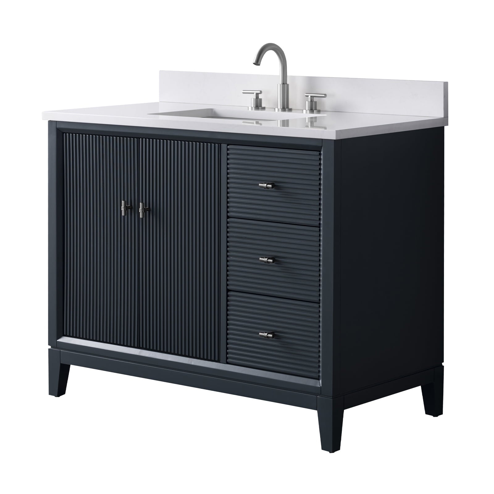 Linear Vintage Spruce Blue / Brushed Nickel