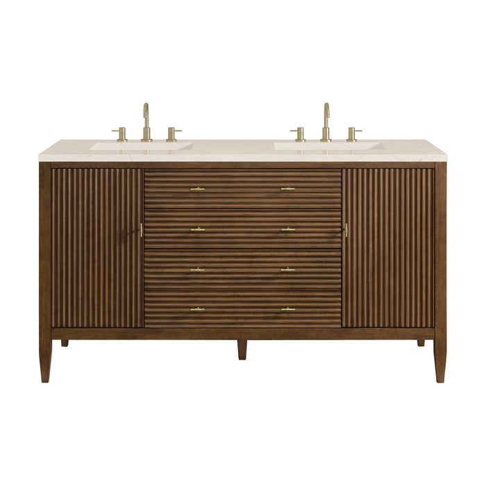Mid-Century Walnut / Eternal Marfil - 3 Faucet Holes