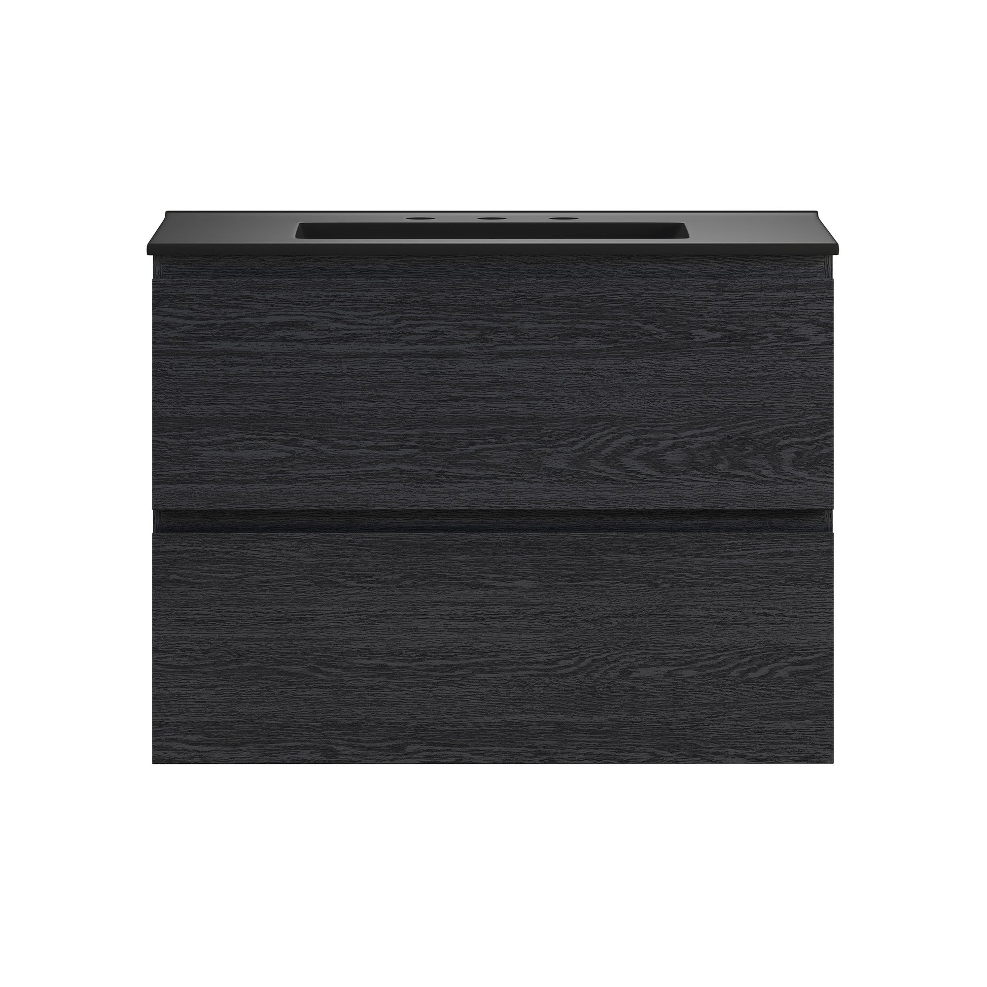 Black Oak / Matte Black / 3-Hole