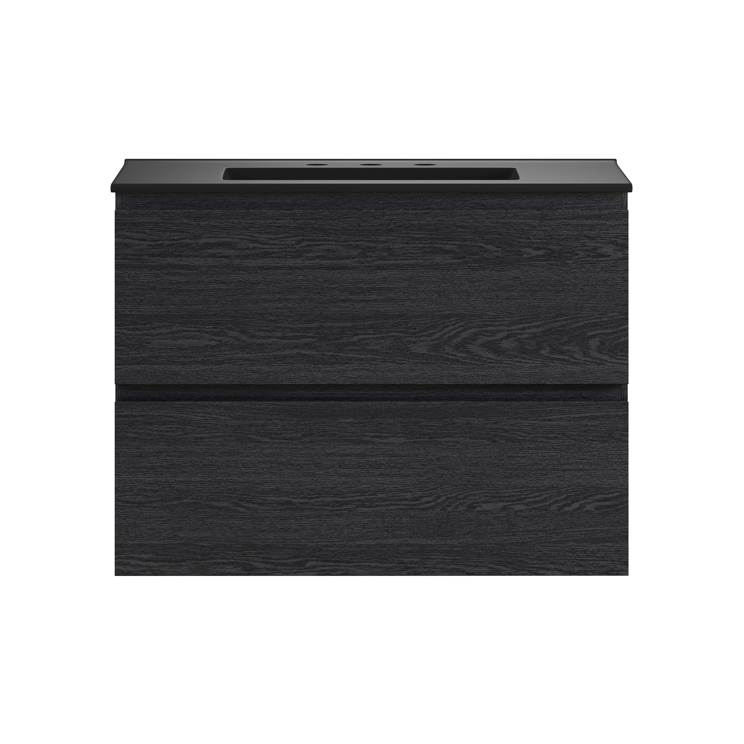 Black Oak / Matte Black / 3-Hole