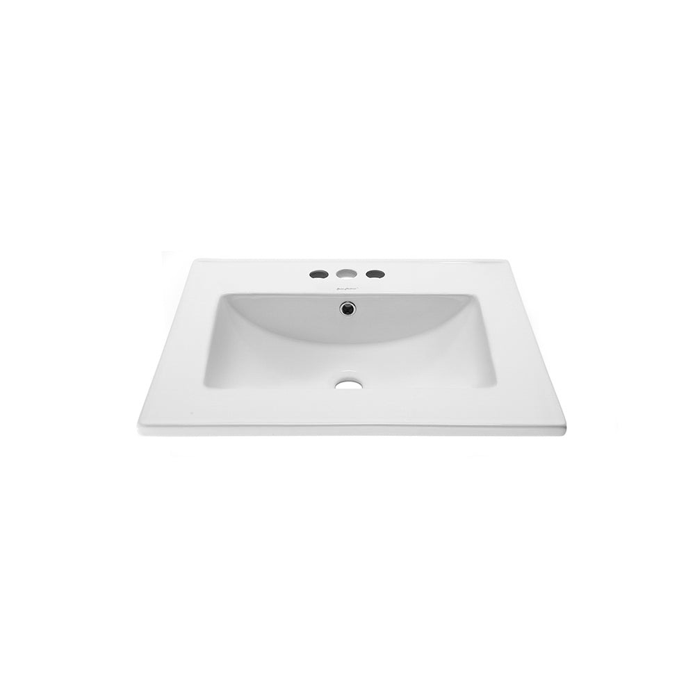 Glossy White / 3-Hole Center