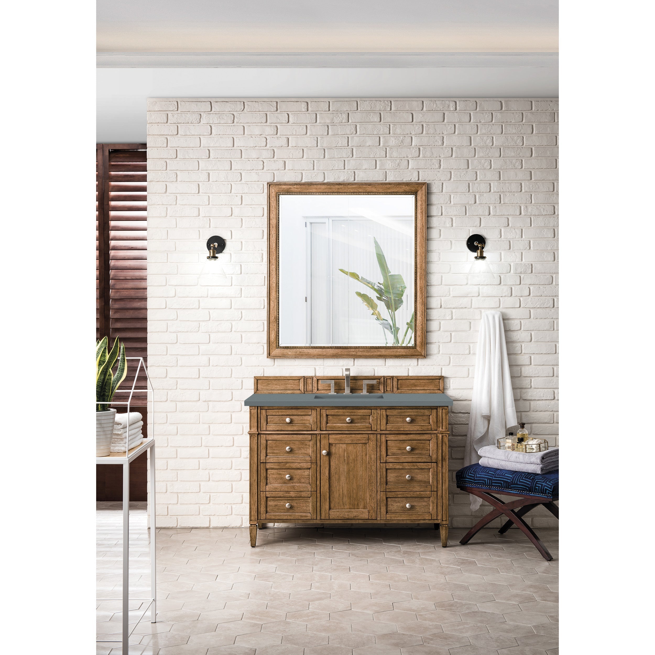 Saddle Brown / Cala Blue - 3 Faucet Holes