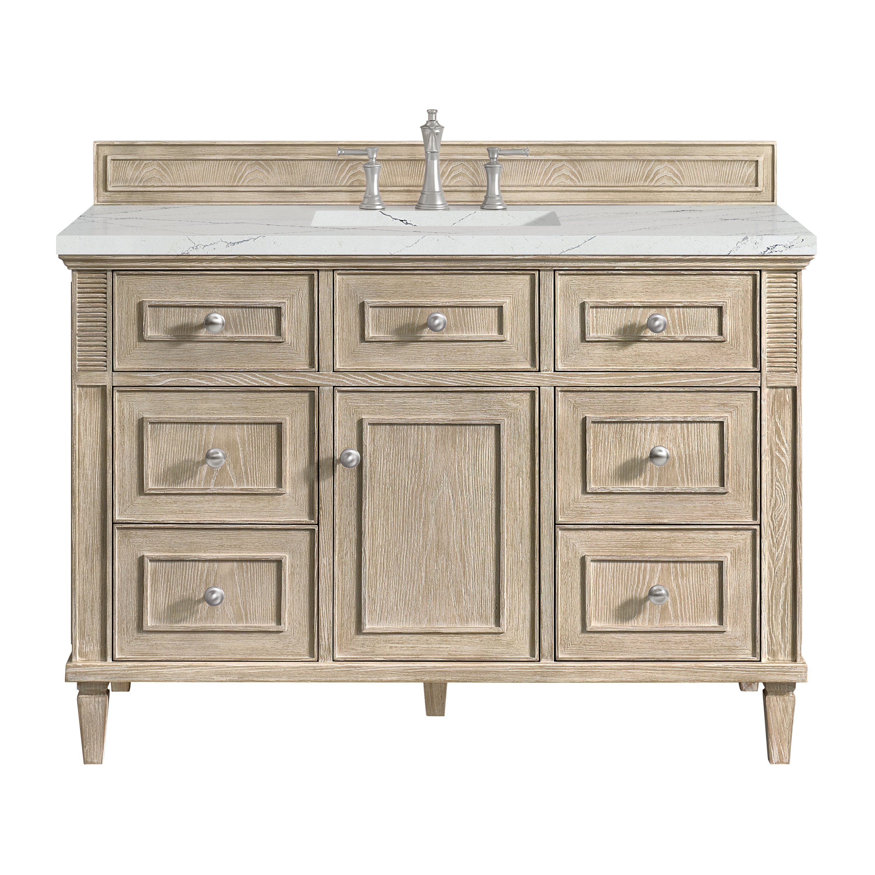 Whitewashed Oak / Ethereal Noctis - 3 Faucet Holes