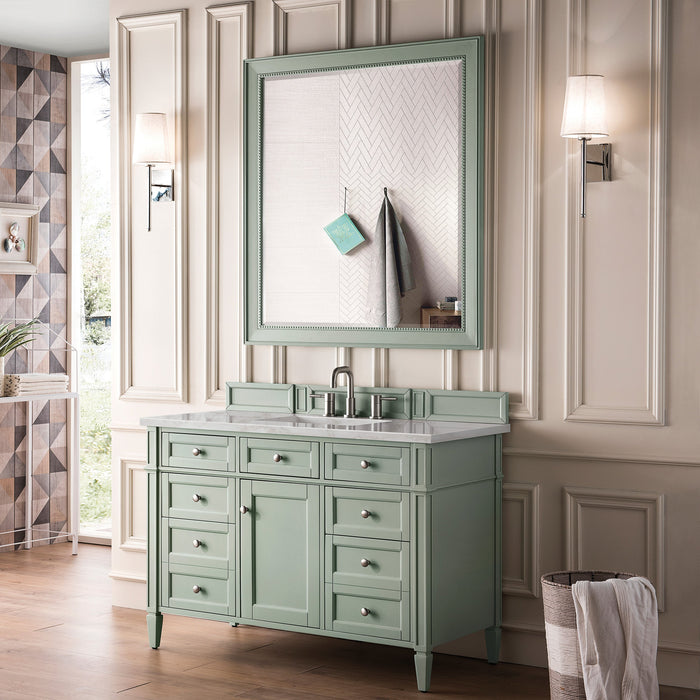 Sage Green / Victorian Silver - 3 Faucet Holes
