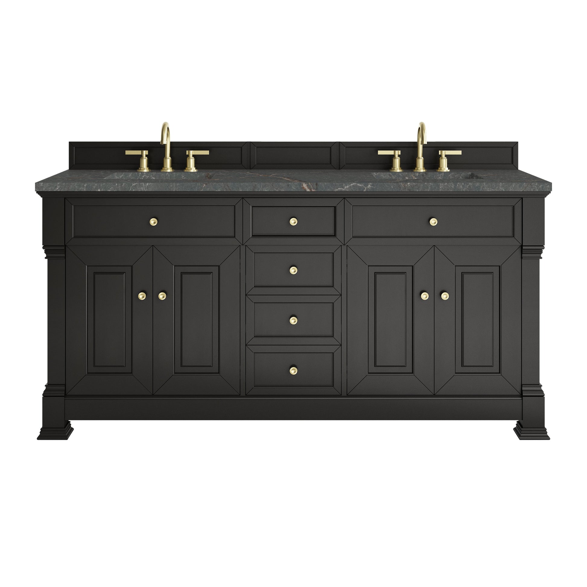 Black Onyx / Parisien Bleu - 3 Faucet Holes