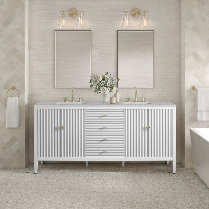 Bright White / Eternal Jasmine Pearl - 3 Faucet Holes