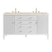Bright White / Eternal Marfil - 3 Faucet Holes
