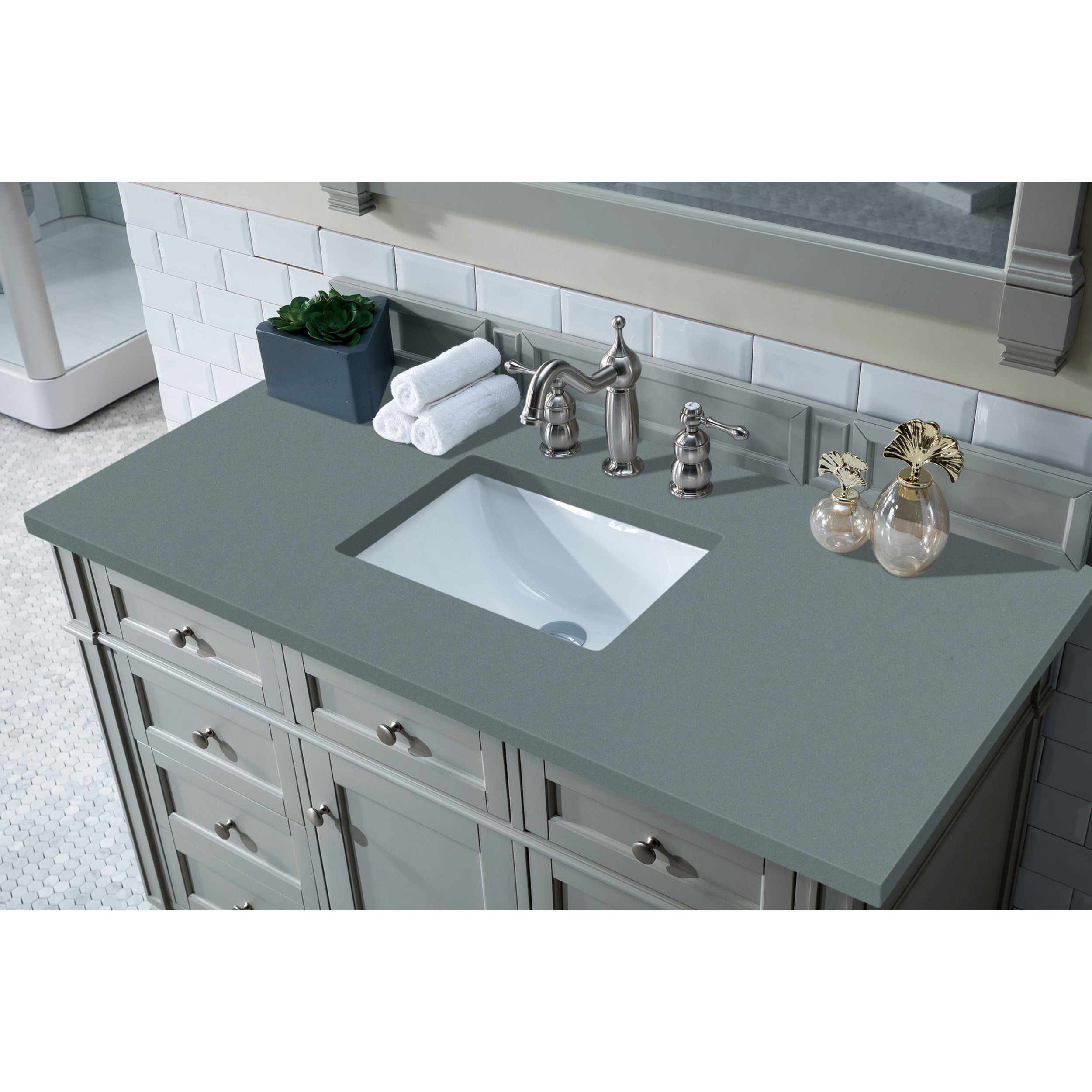 Urban Gray / Cala Blue - 3 Faucet Holes