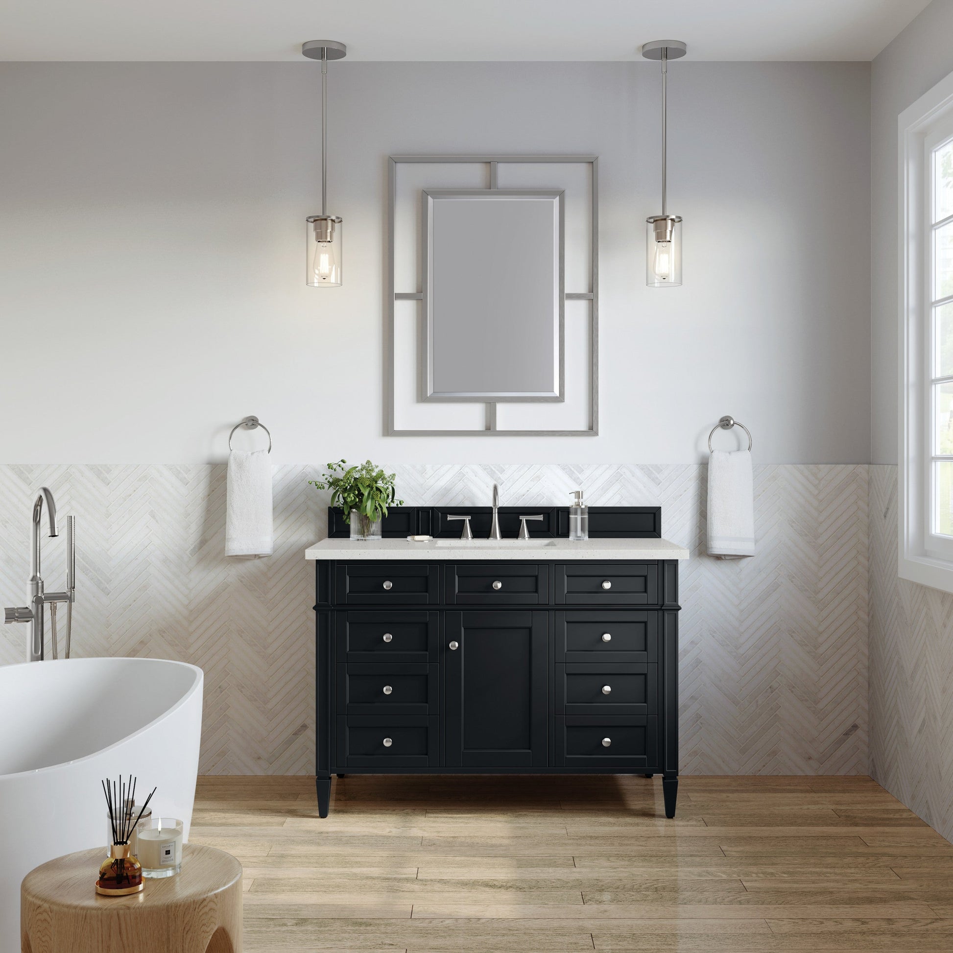 Black Onyx / Lime Delight - 3 Faucet Holes