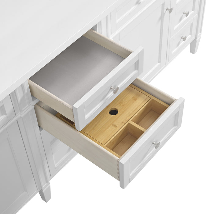 Bright White / White Zeus - 3 Faucet Holes