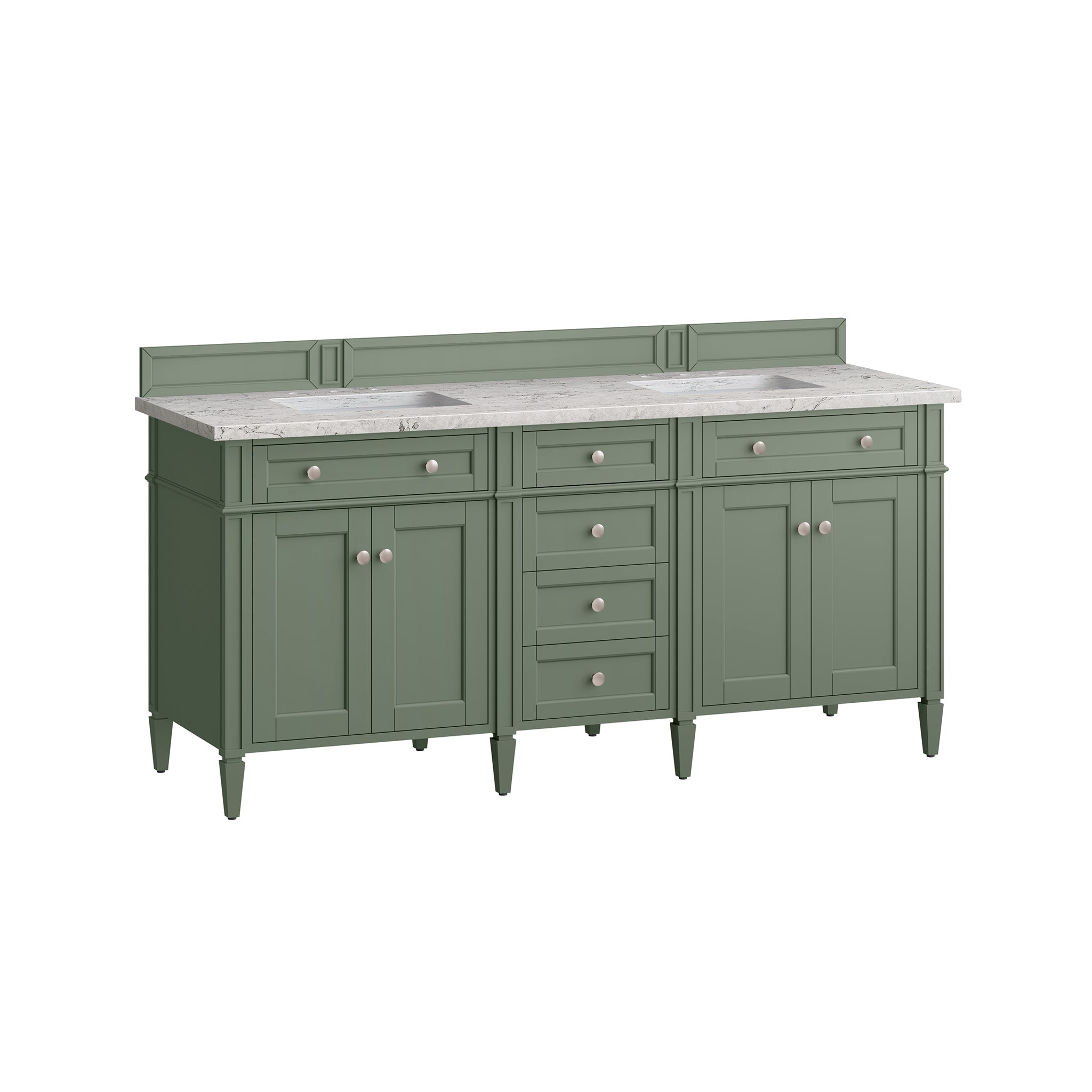 Smokey Celadon / Eternal Jasmine Pearl - 3 Faucet Holes