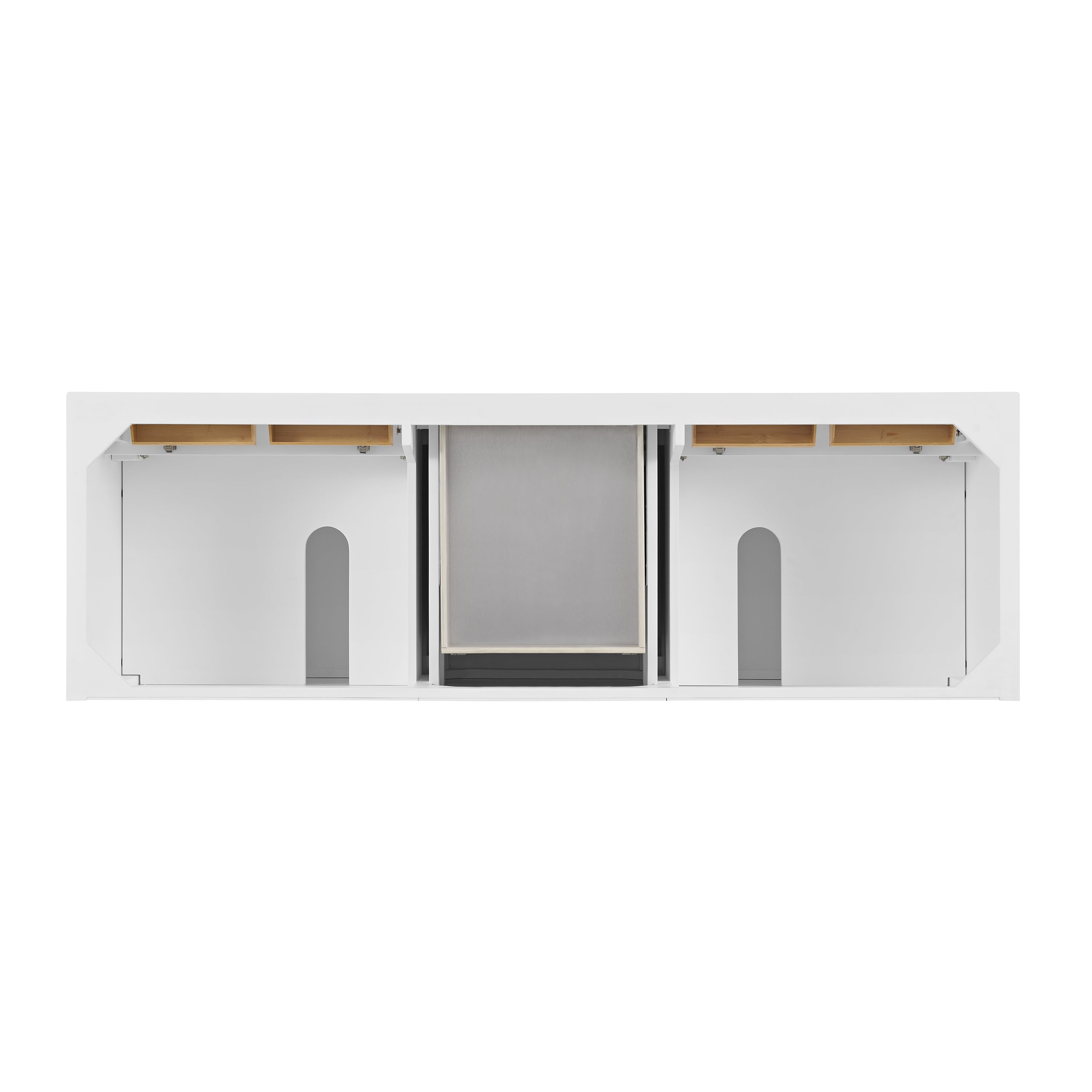 Bright White / Victorian Silver - 3 Faucet Holes