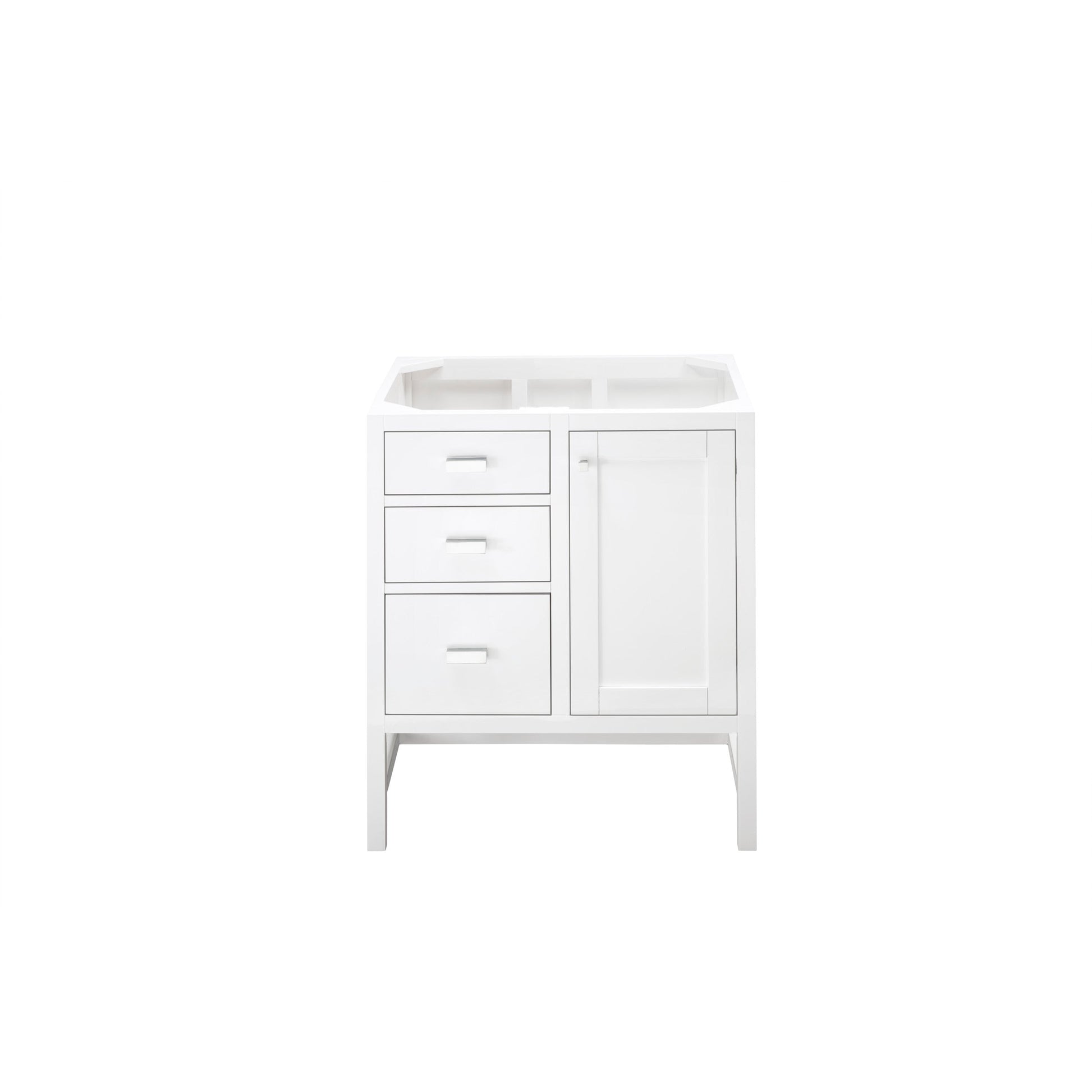 Glossy White / No Countertop