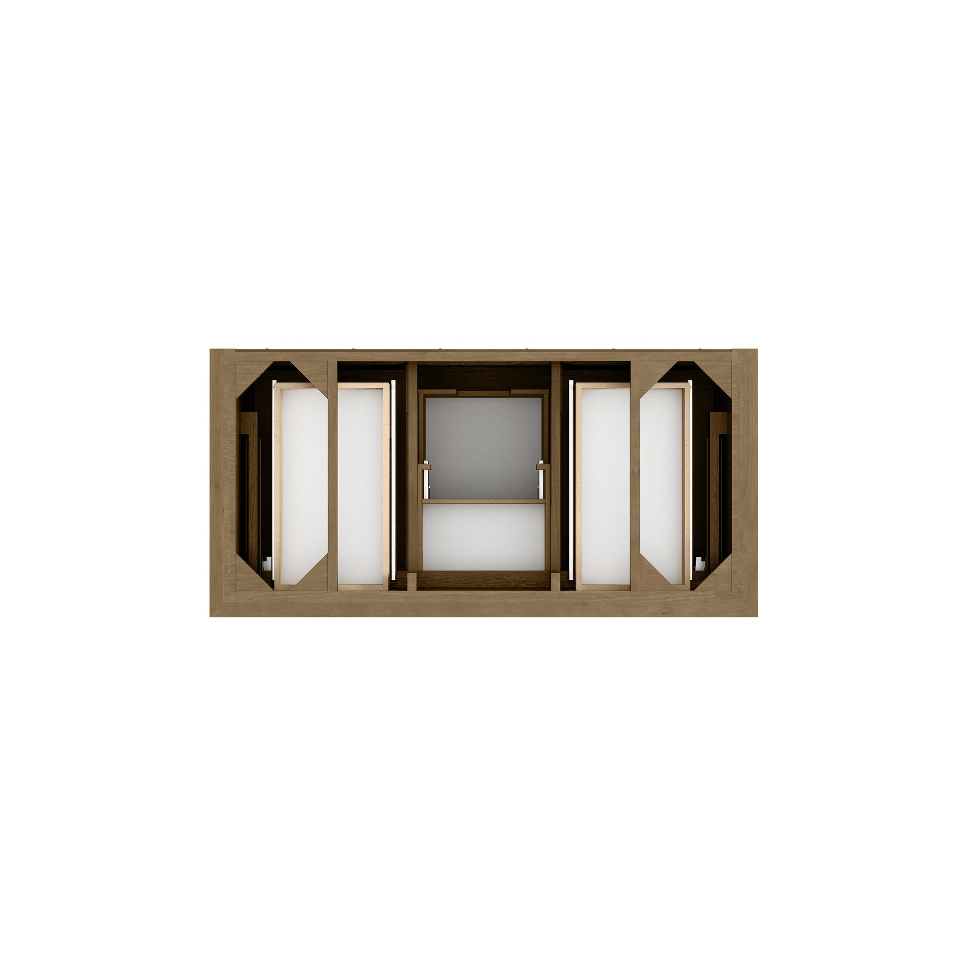 Honey Oak / No Countertop
