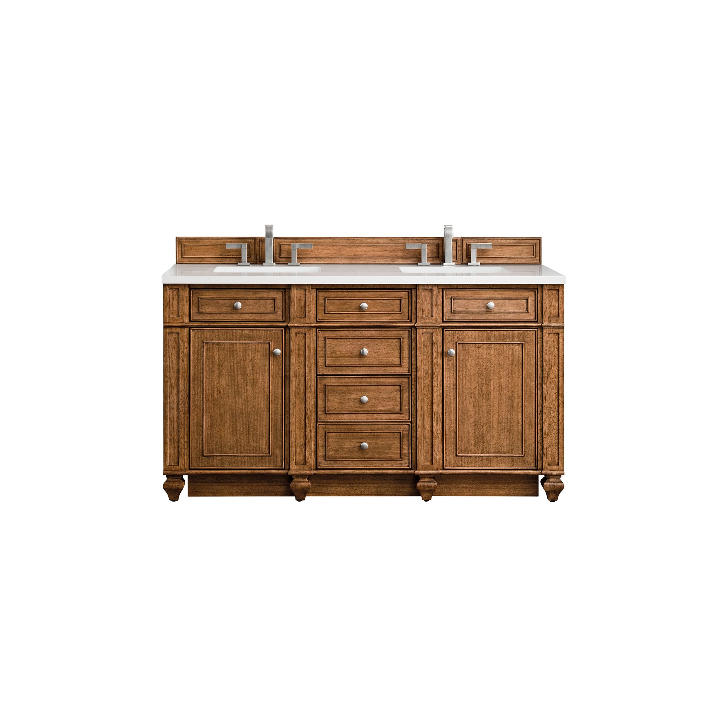 Saddle Brown / White Zeus - 3 Faucet Holes