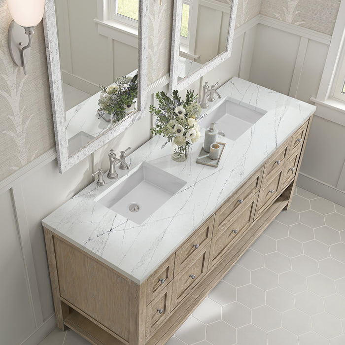 Whitewashed Oak / Ethereal Noctis - 3 Faucet Holes