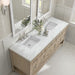 Whitewashed Oak / Ethereal Noctis - 3 Faucet Holes