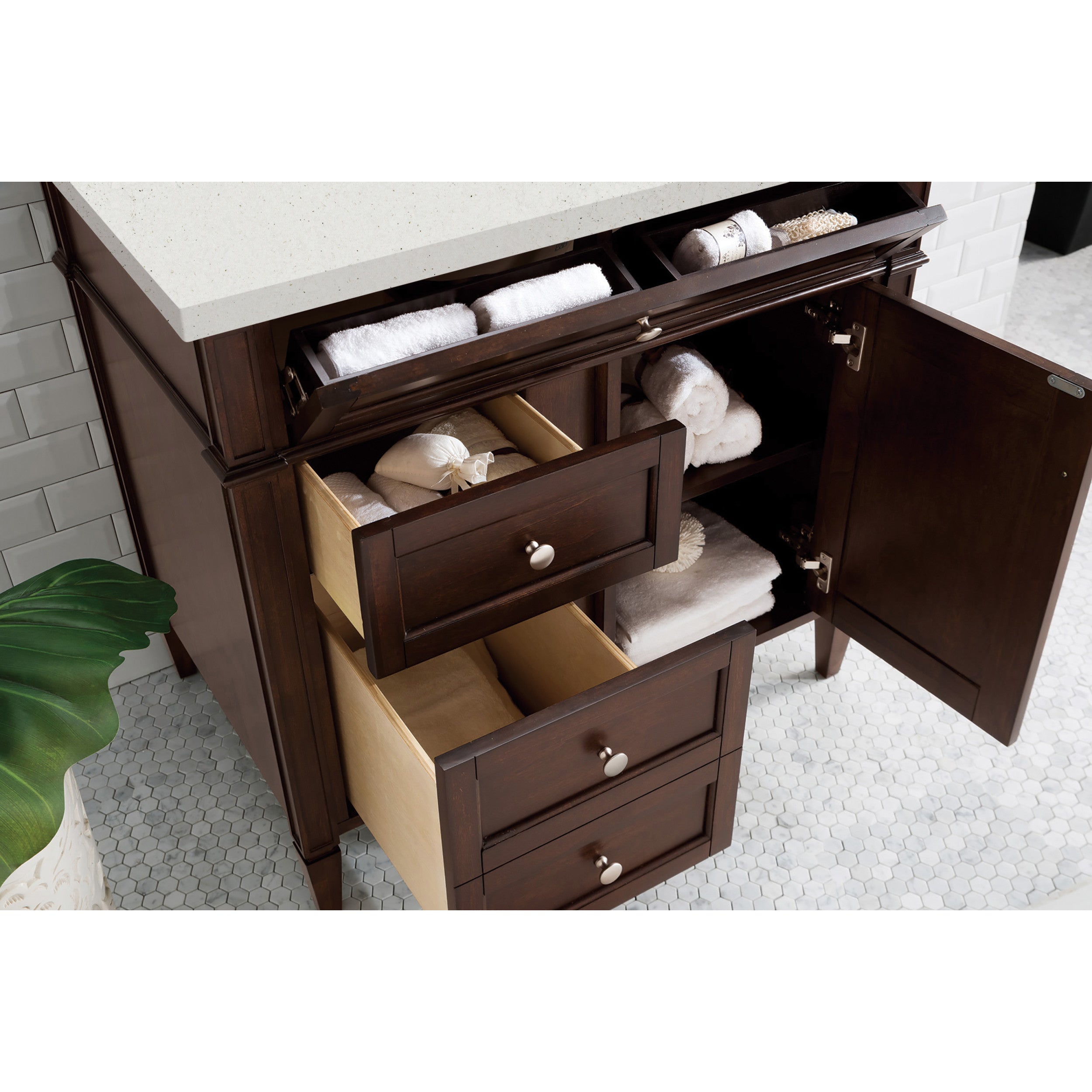 Burnished Mahogany / Lime Delight - 3 Faucet Holes