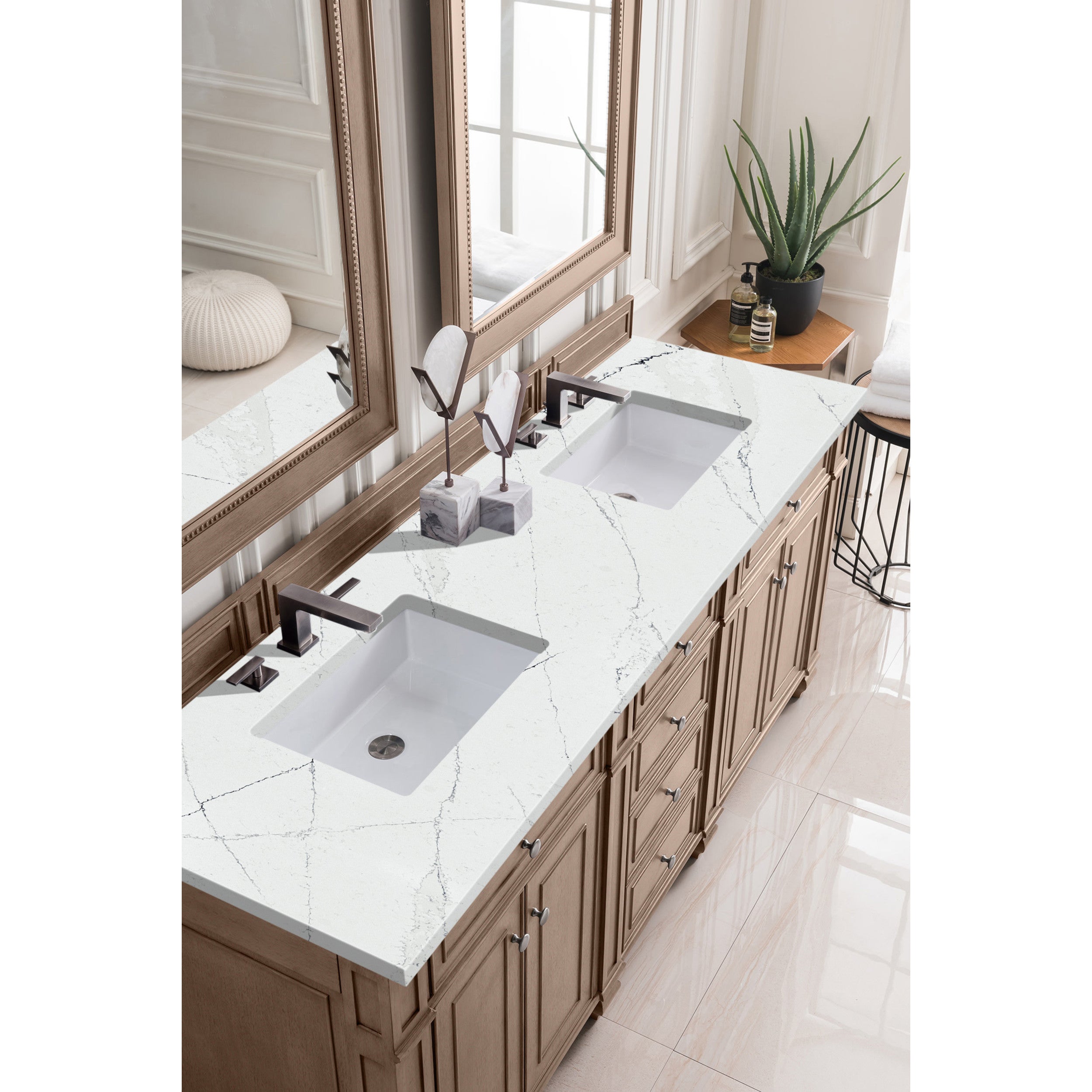 Whitewashed Walnut / Ethereal Noctis - 3 Faucet Holes