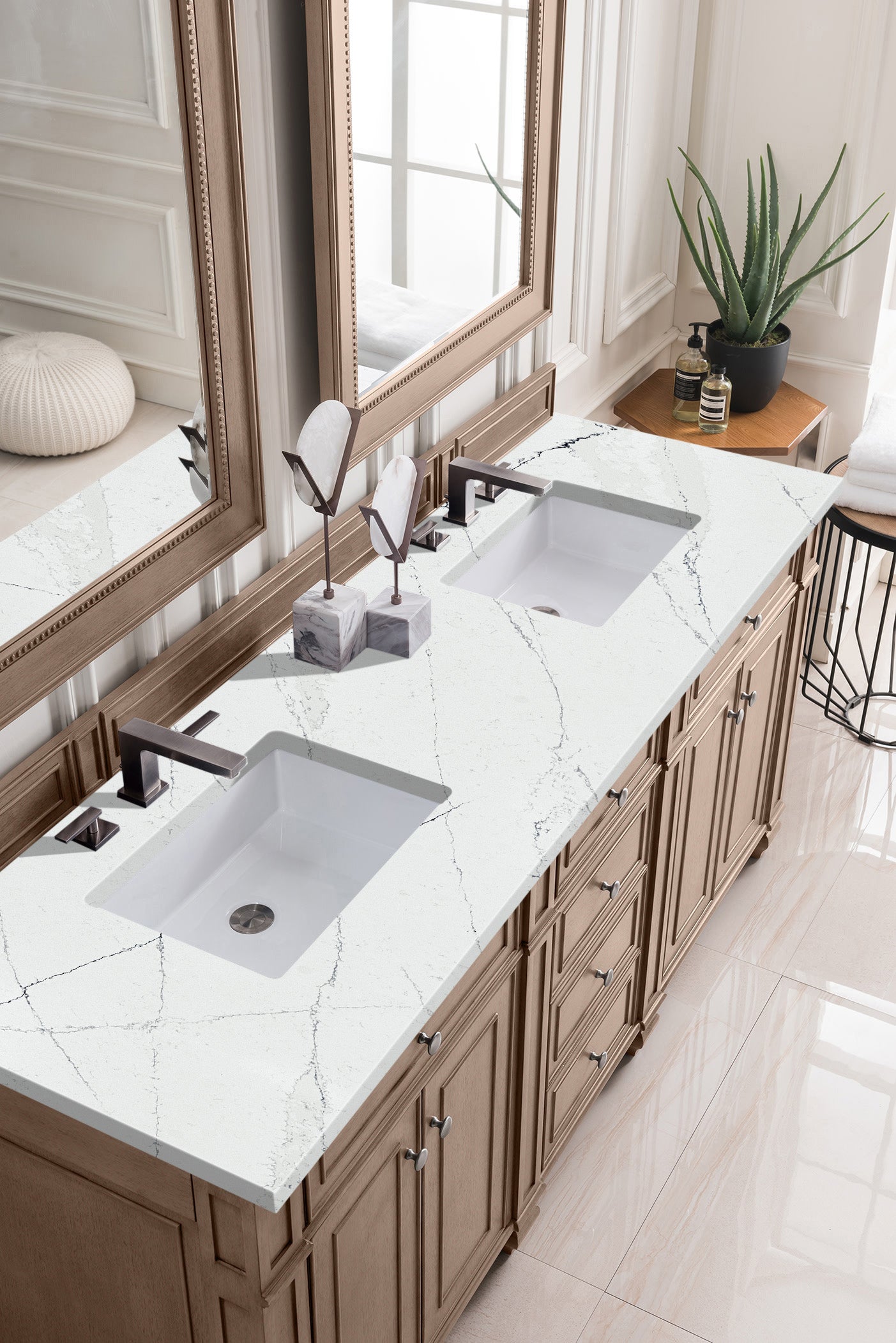 Whitewashed Walnut / Ethereal Noctis - 3 Faucet Holes