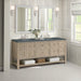 Whitewashed Oak / Parisien Bleu - 3 Faucet Holes