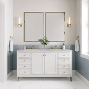 Glossy White / Eternal Jasmine Pearl - 3 Faucet Holes