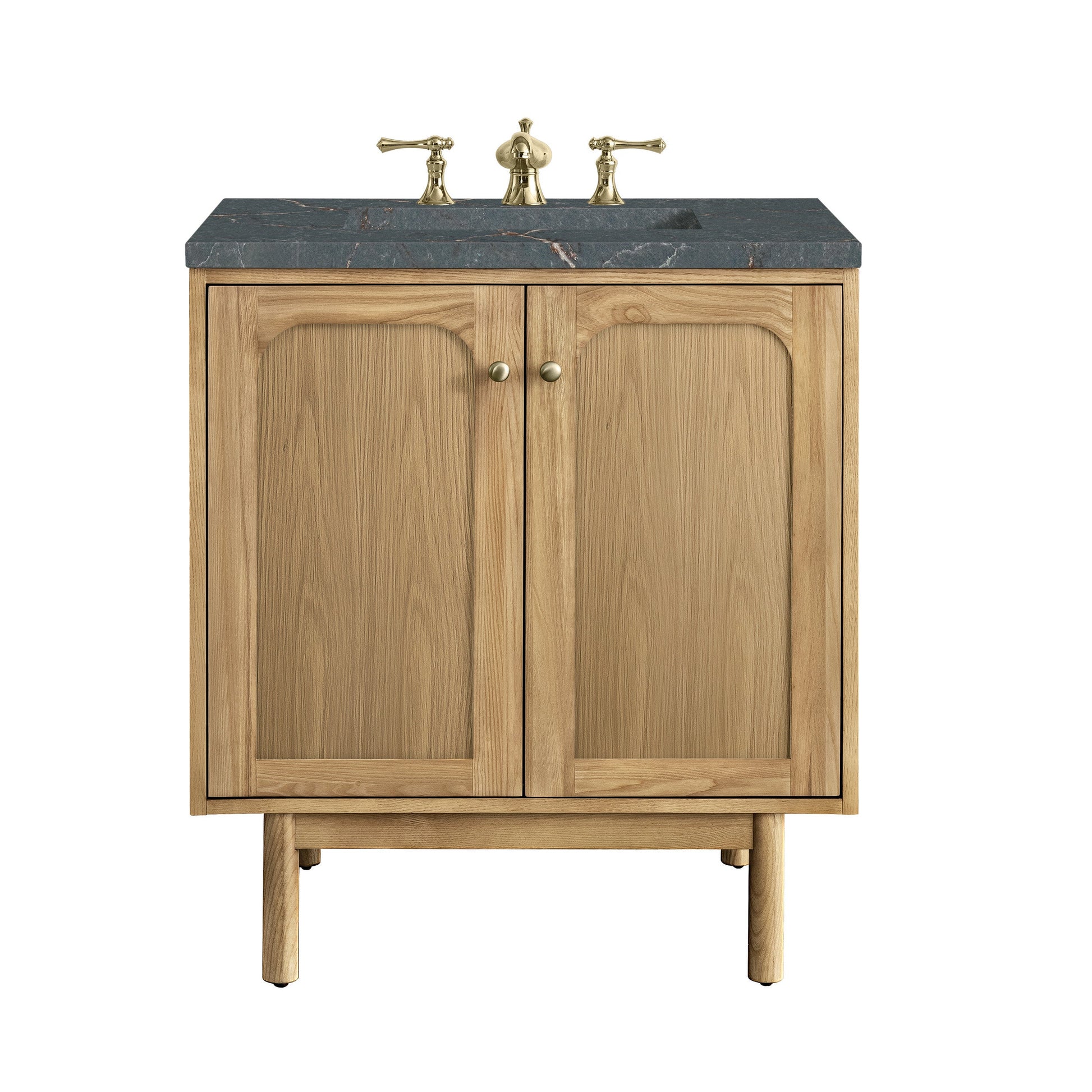 Light Natural Oak / Parisien Bleu - 3 Faucet Holes