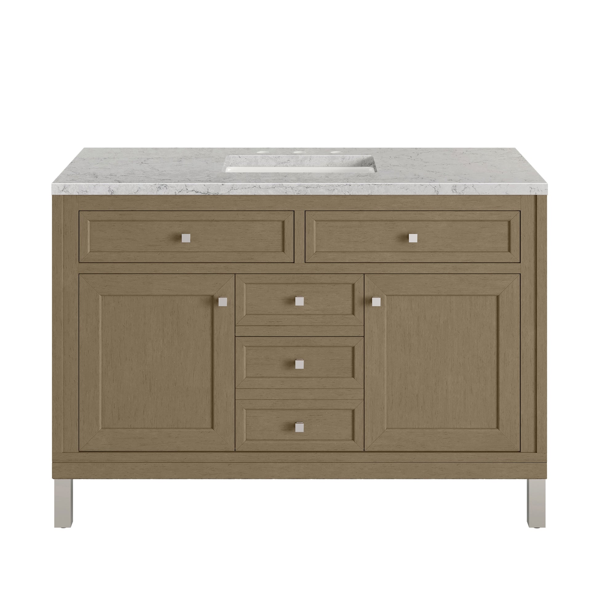 Walnut Whisper / Eternal Jasmine Pearl - 3 Faucet Holes