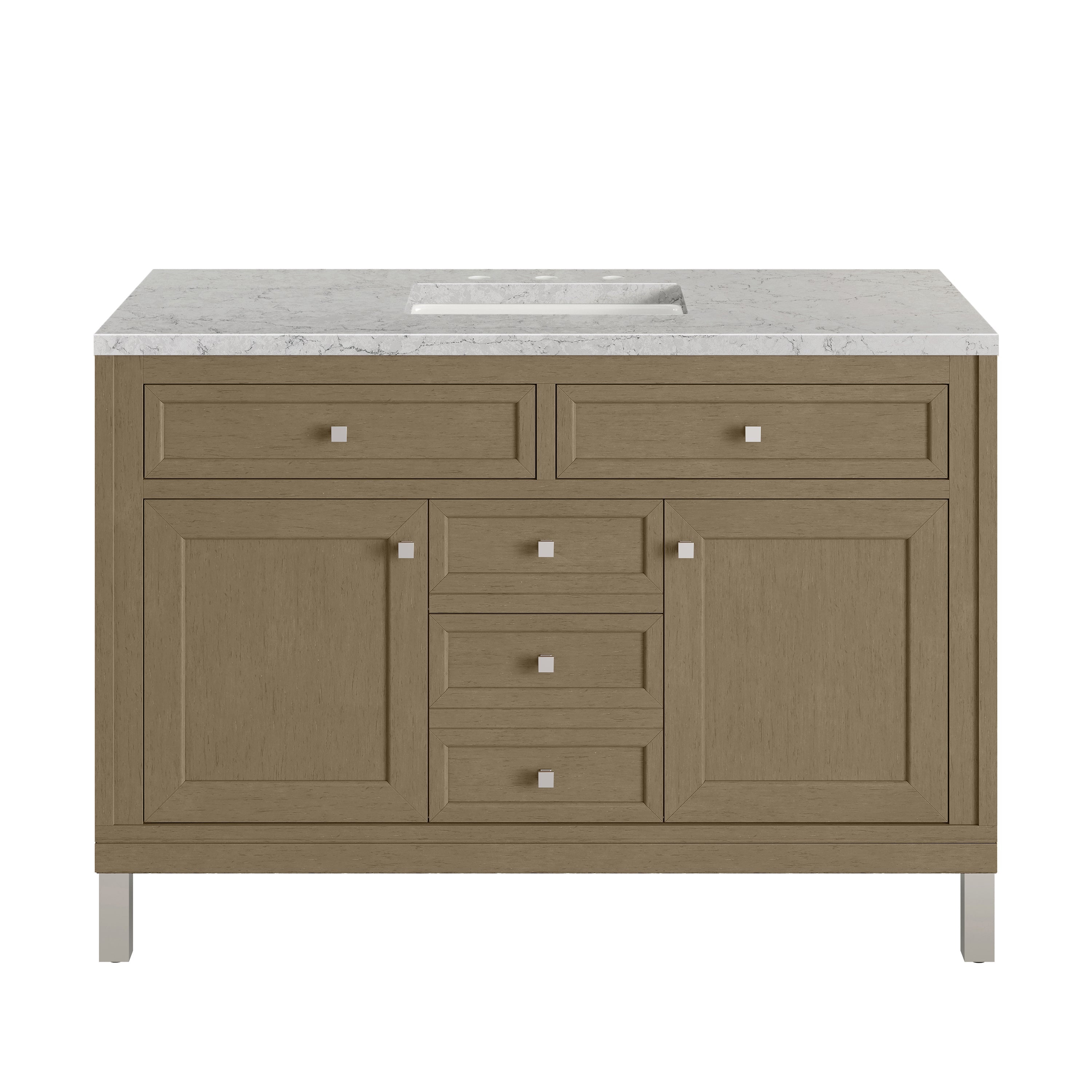 Walnut Whisper / Eternal Jasmine Pearl - 3 Faucet Holes