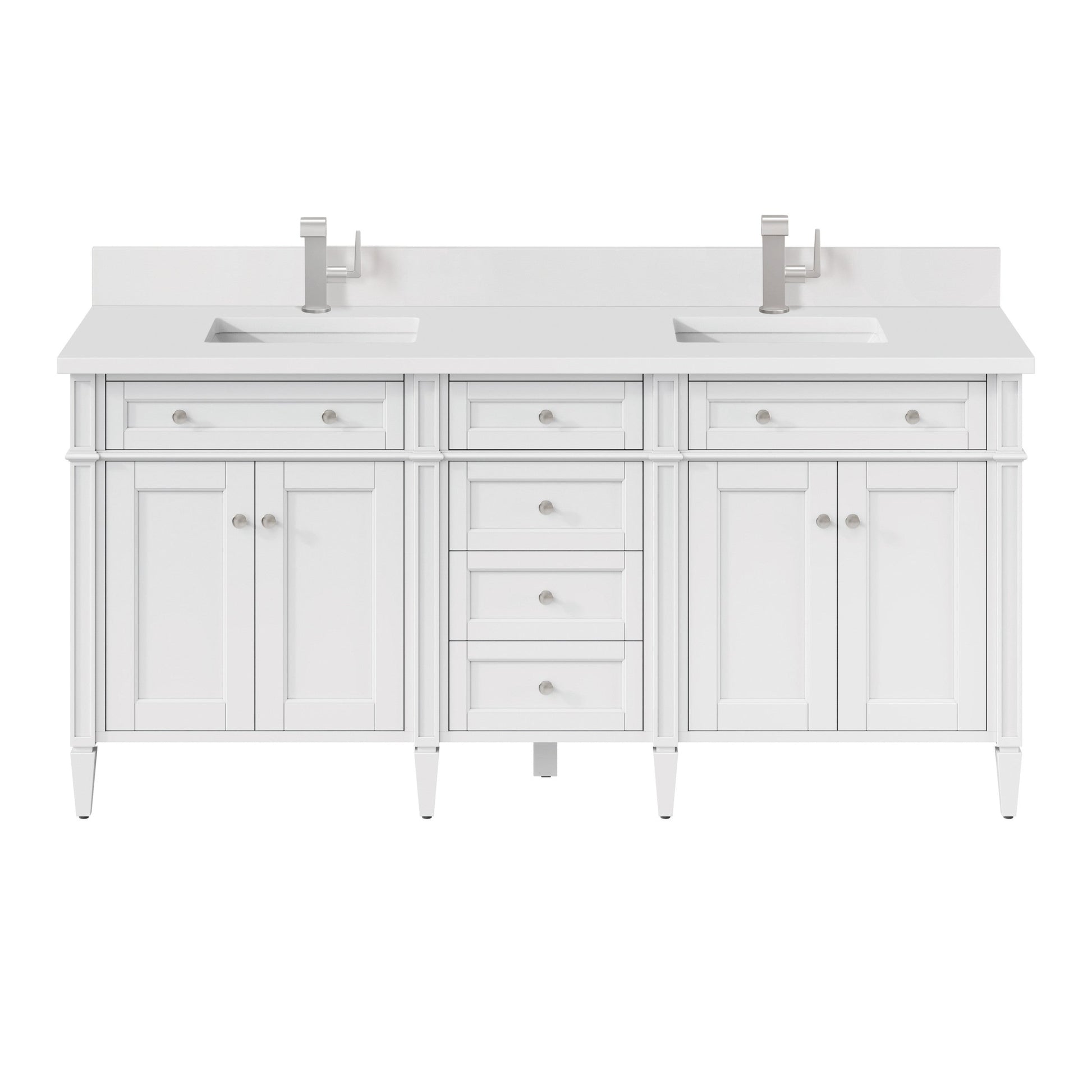 Bright White / White Zeus - 1 Faucet Hole
