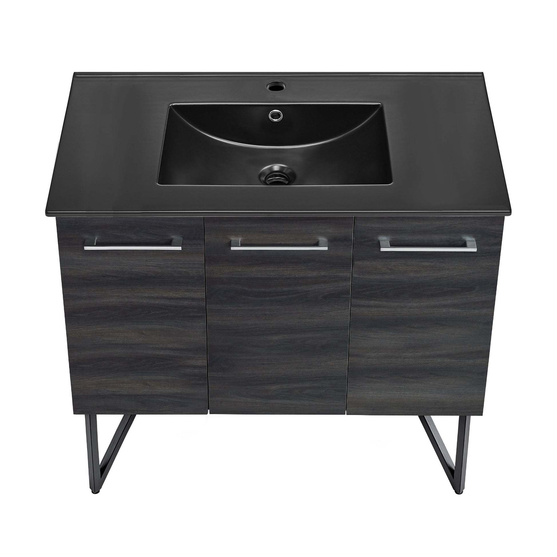 Black Walnut / Matte Black / 1-Hole