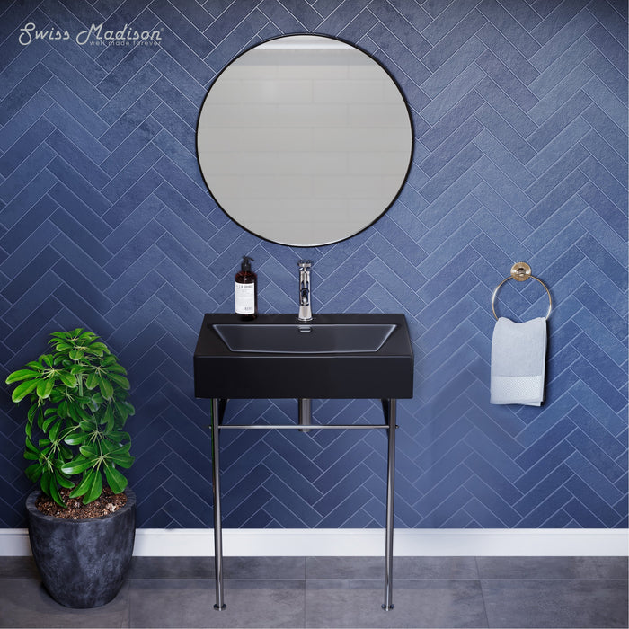 Chrome / Matte Black / 1-Hole